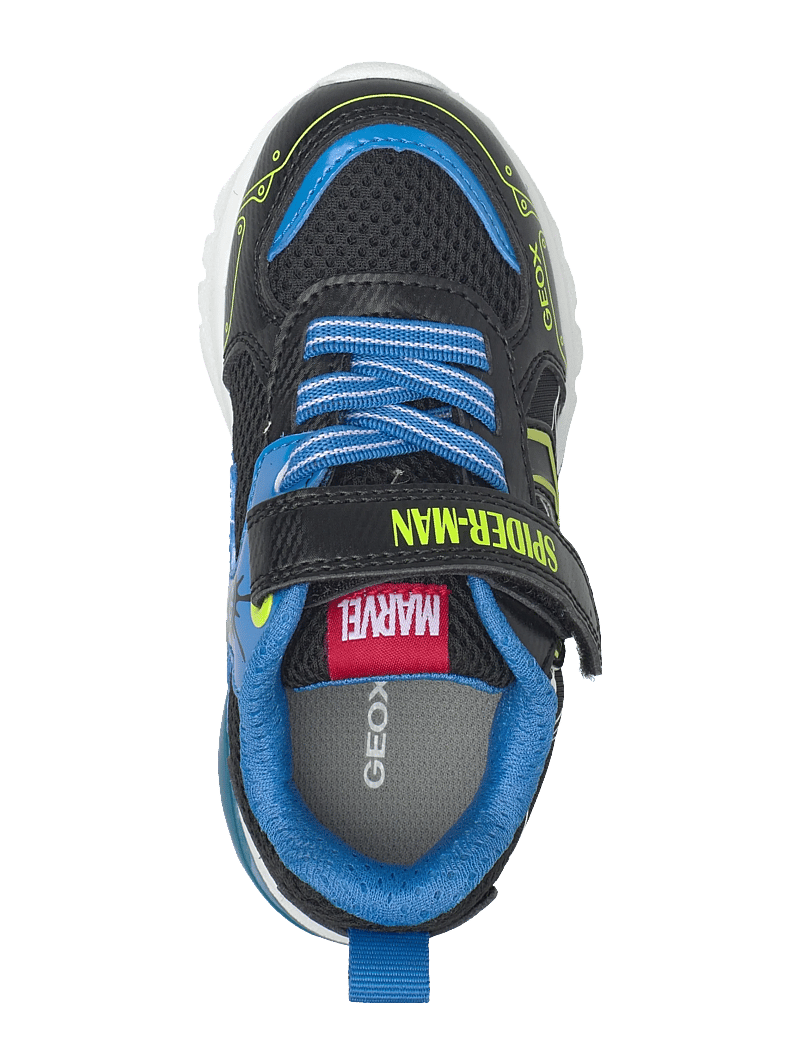 GEOX - J CIBERDRON BOY C - lave sneakers - black/lime - 3