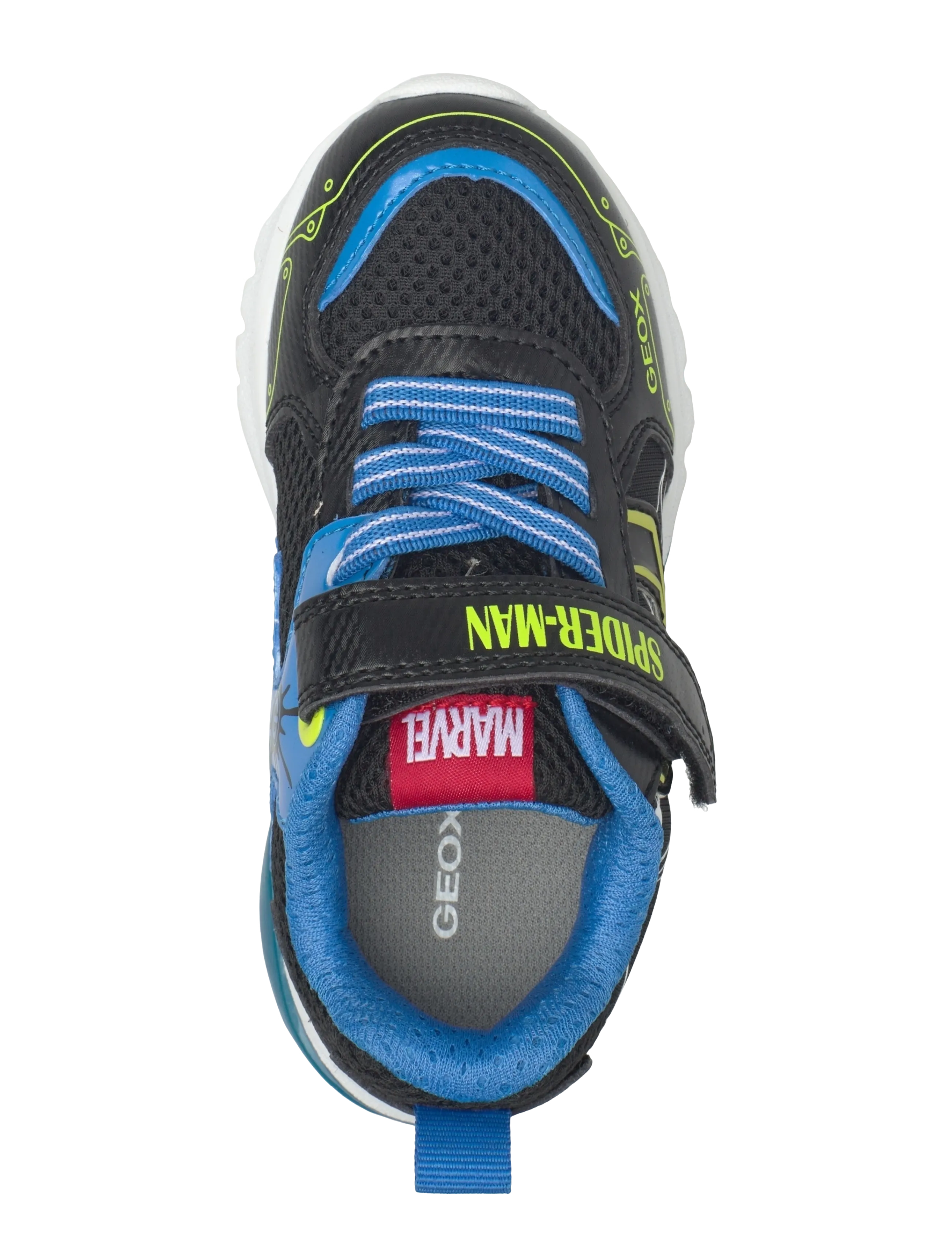 GEOX - J CIBERDRON BOY C - lave sneakers - black/lime - 3