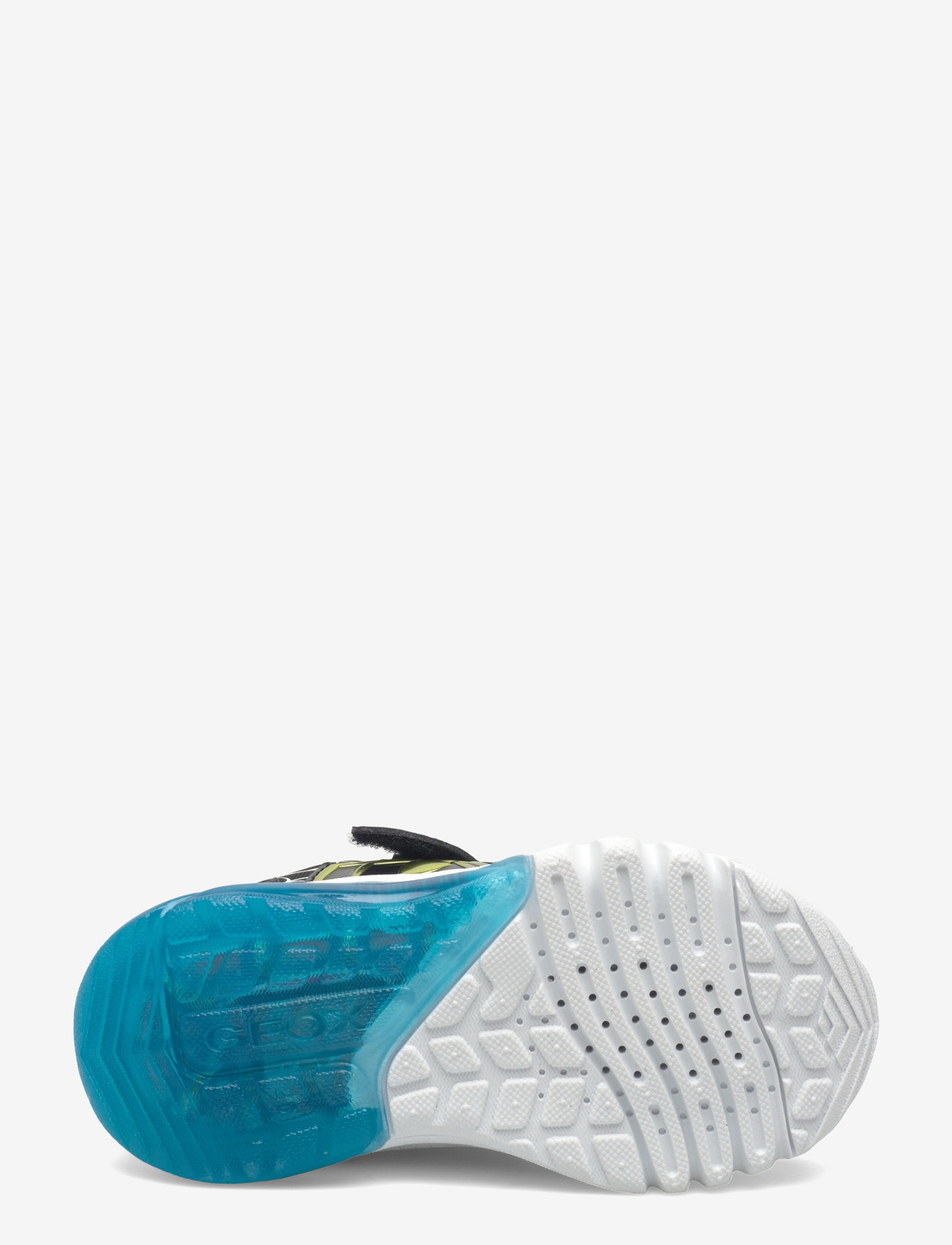 GEOX - J CIBERDRON BOY C - lave sneakers - black/lime - 4