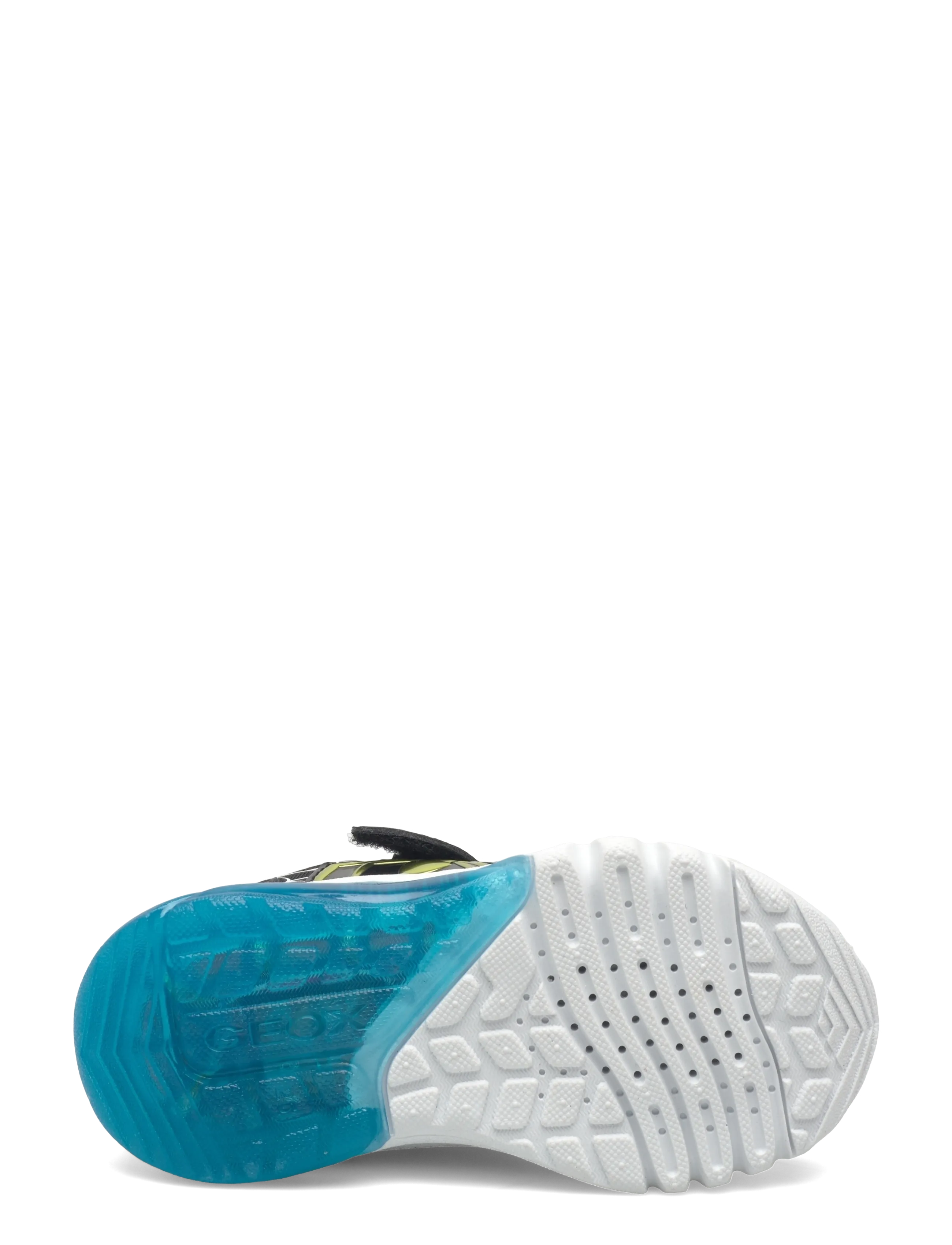 GEOX - J CIBERDRON BOY C - lave sneakers - black/lime - 4