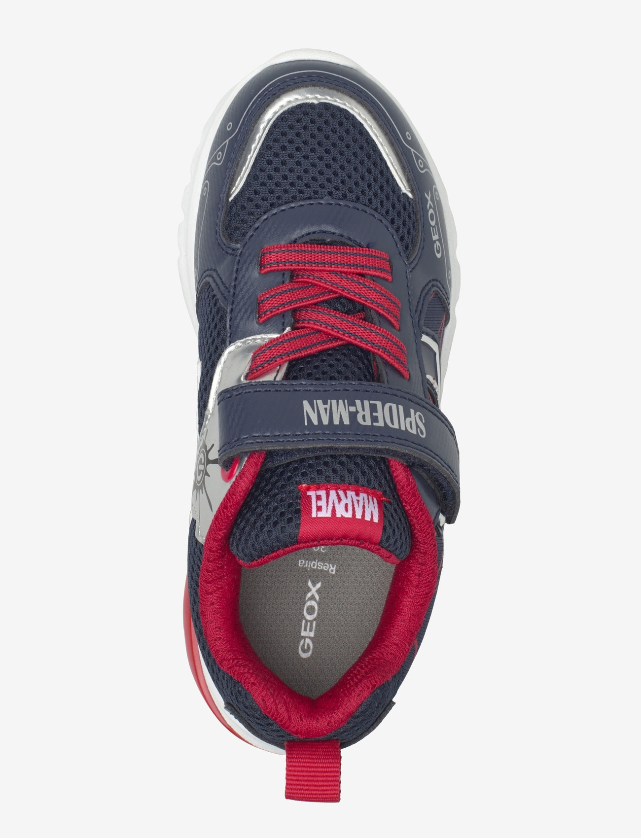 GEOX - J CIBERDRON BOY C - lave sneakers - navy/red - 3