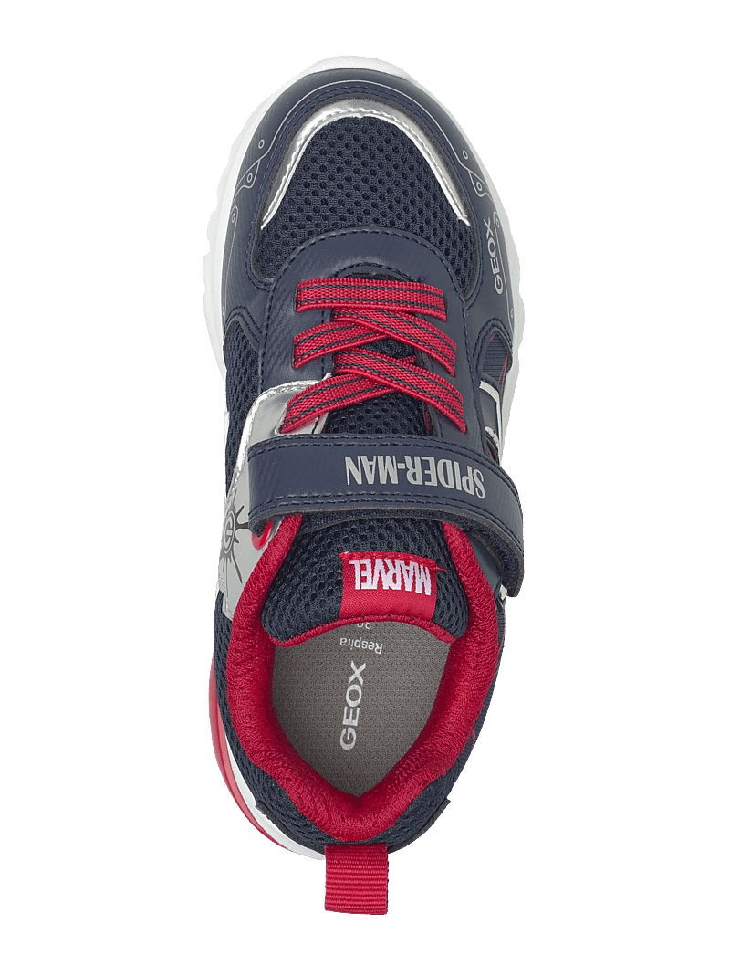 GEOX - J CIBERDRON BOY C - lave sneakers - navy/red - 3