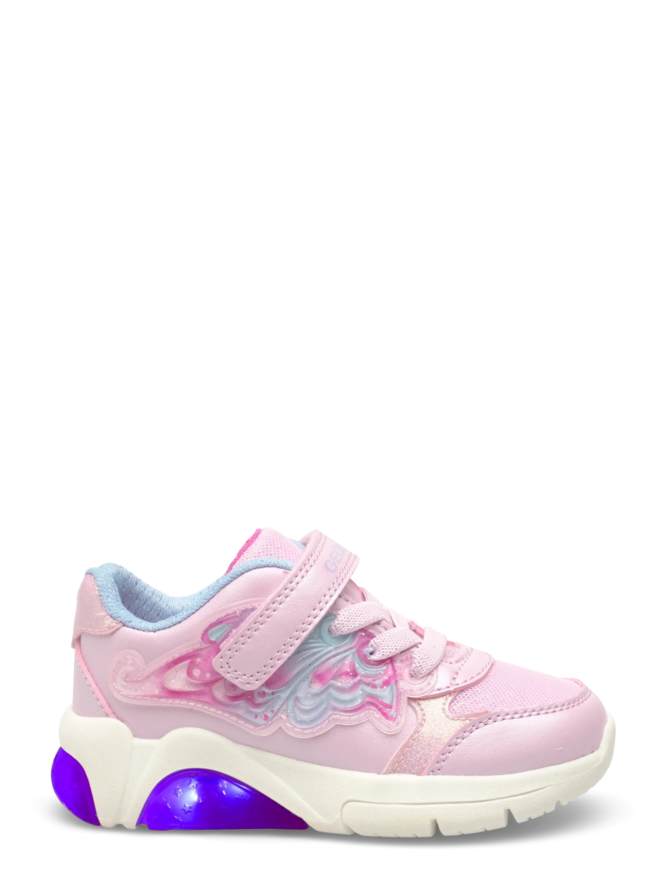 GEOX - J FADINLIGHT GIRL A - lave sneakers - pink/sky - 1