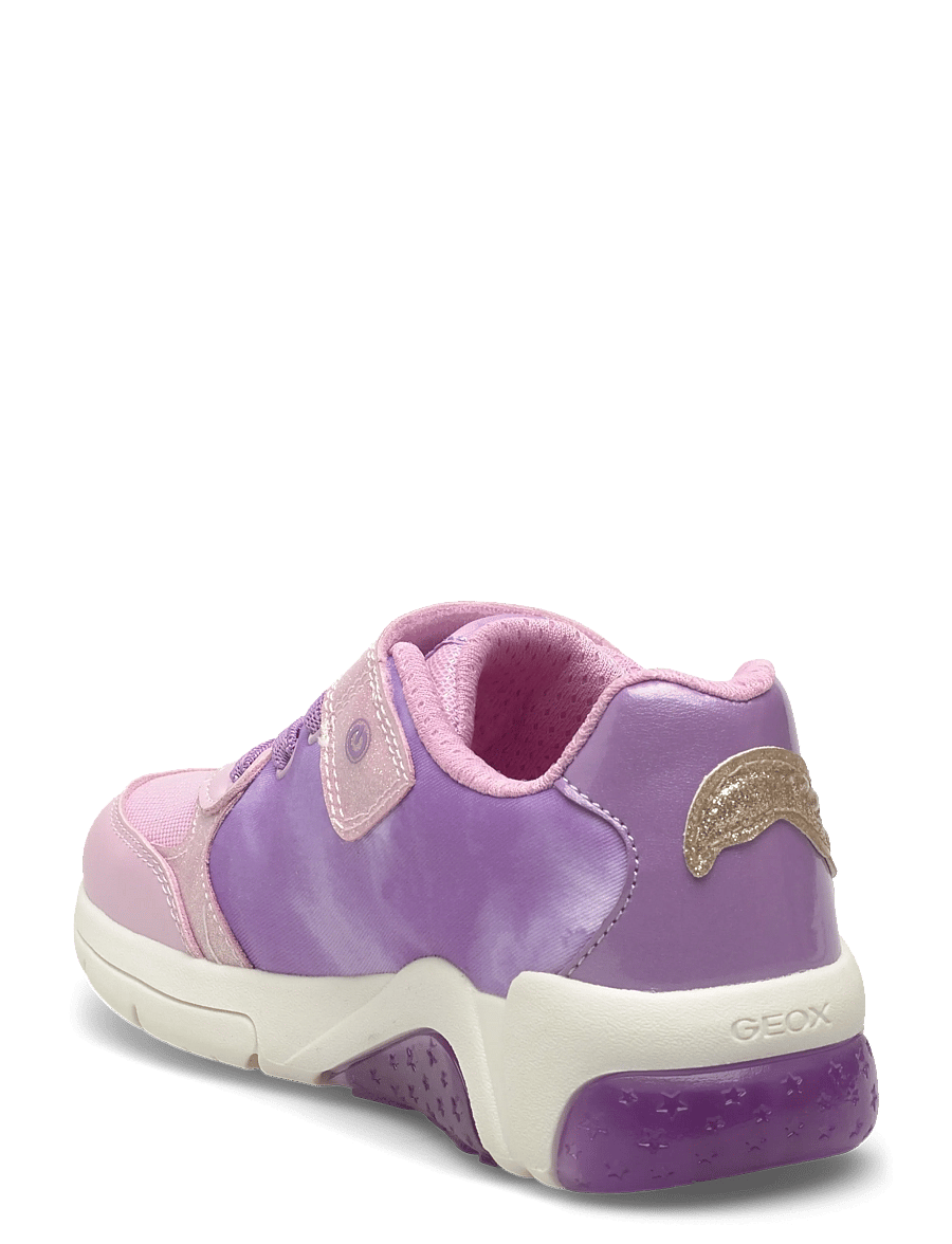 GEOX - J FADINLIGHT GIRL B - matalavartiset tennarit - pink/dk lilac - 2