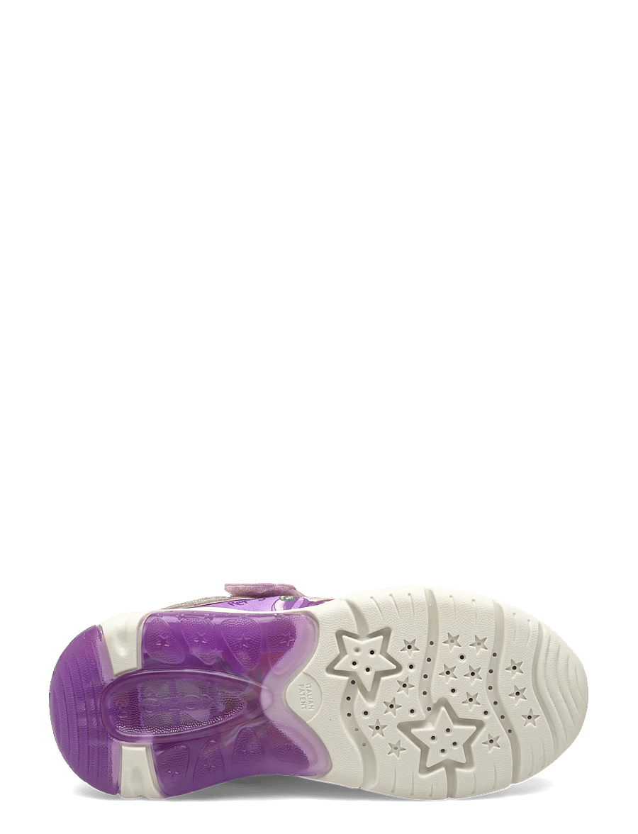 GEOX - J FADINLIGHT GIRL B - matalavartiset tennarit - pink/dk lilac - 4