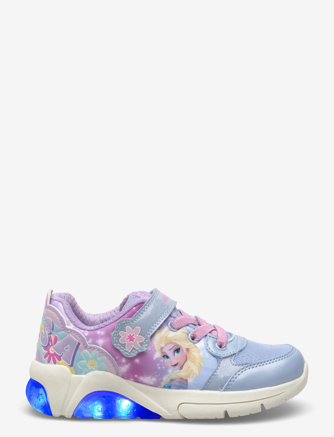 GEOX - J FADINLIGHT GIRL C - låga sneakers - lilac/sky - 1