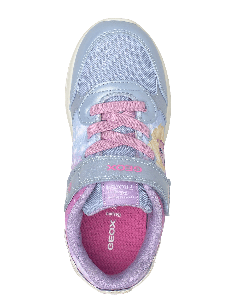 GEOX - J FADINLIGHT GIRL C - lave sneakers - lilac/sky - 3