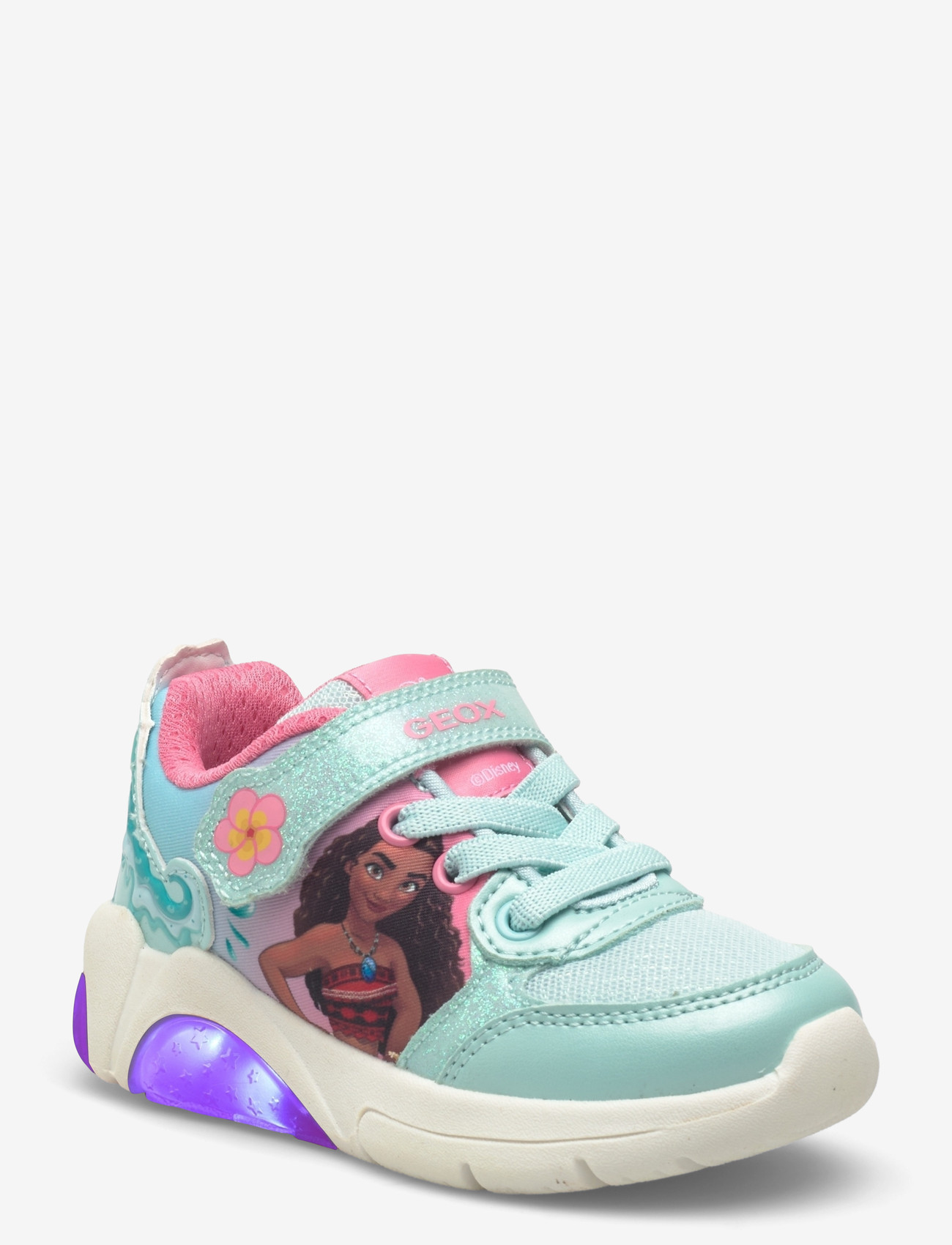 GEOX - J FADINLIGHT GIRL D - låga sneakers - watersea/coral - 0