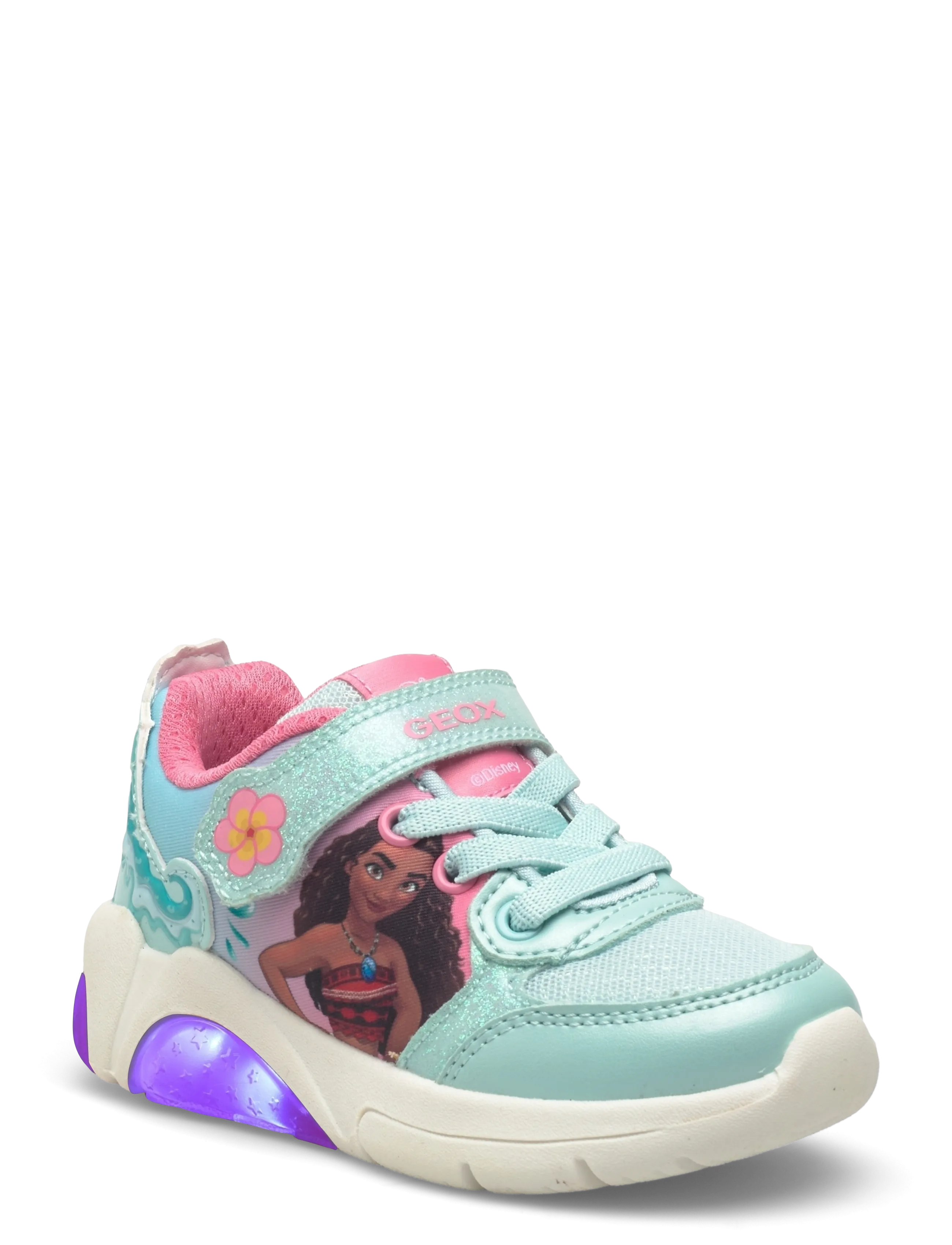 GEOX J FADINLIGHT GIRL D - Sneakers - WATERSEA/CORAL / purple