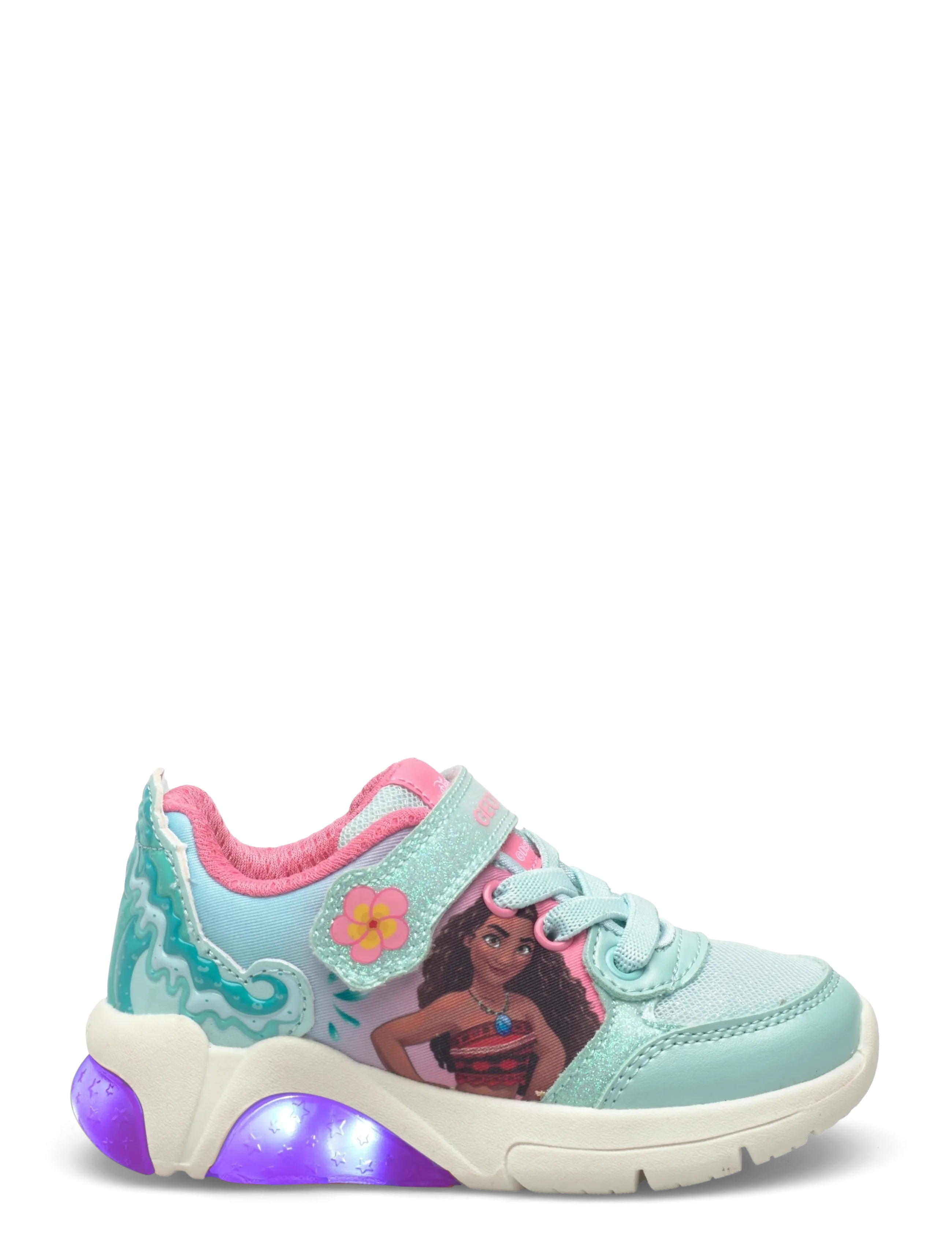 GEOX - J FADINLIGHT GIRL D - lave sneakers - watersea/coral - 1