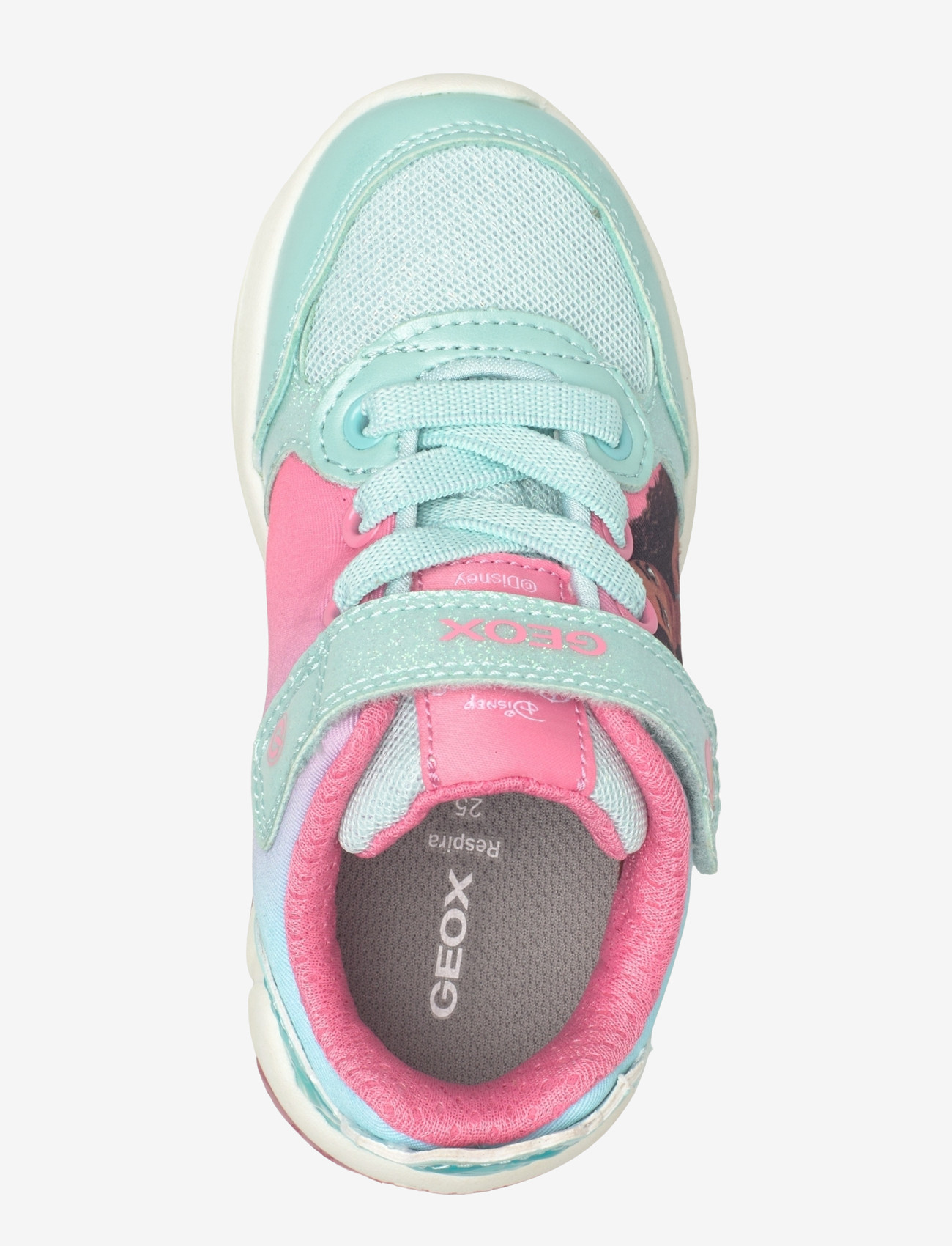 GEOX - J FADINLIGHT GIRL D - låga sneakers - watersea/coral - 3