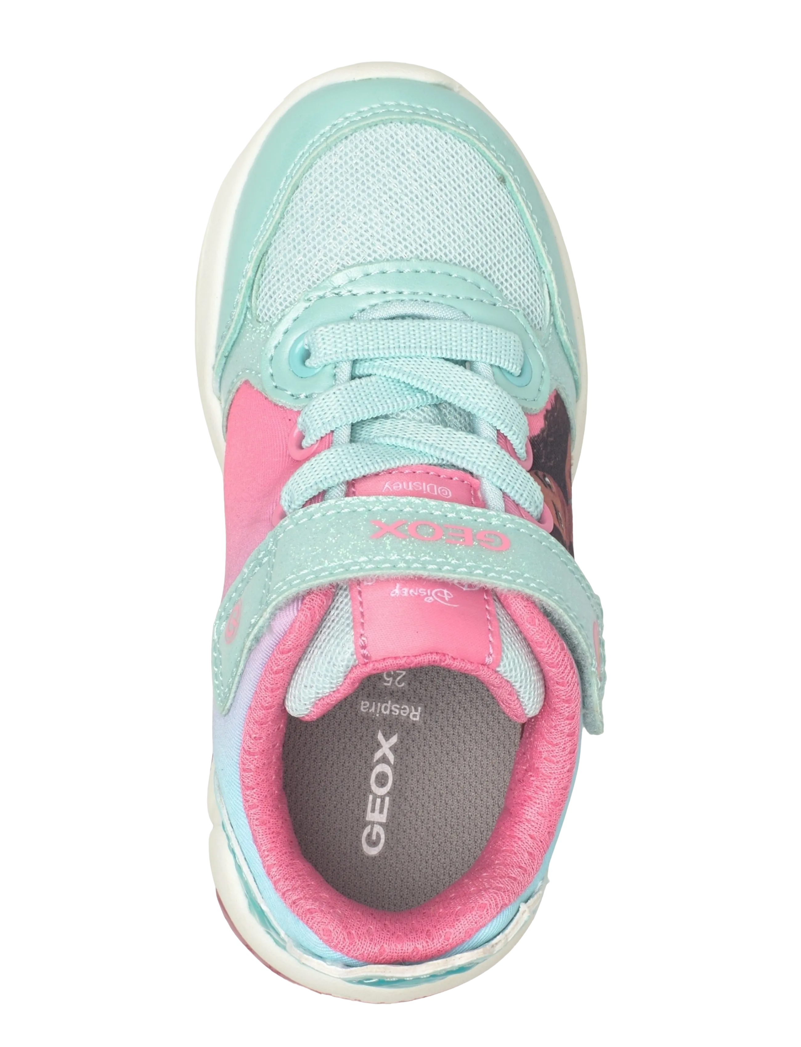 GEOX - J FADINLIGHT GIRL D - lave sneakers - watersea/coral - 3
