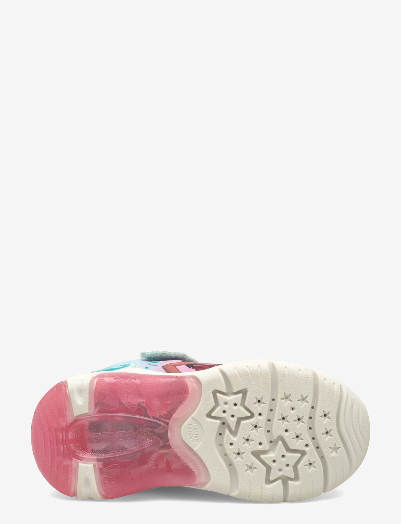 GEOX - J FADINLIGHT GIRL D - låga sneakers - watersea/coral - 4