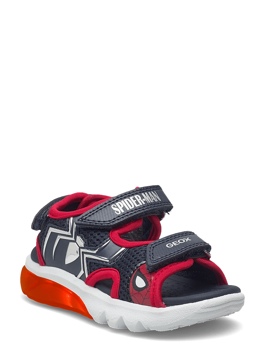 GEOX - J SANDAL CIBERDRON B - sandaler - navy/red - 0