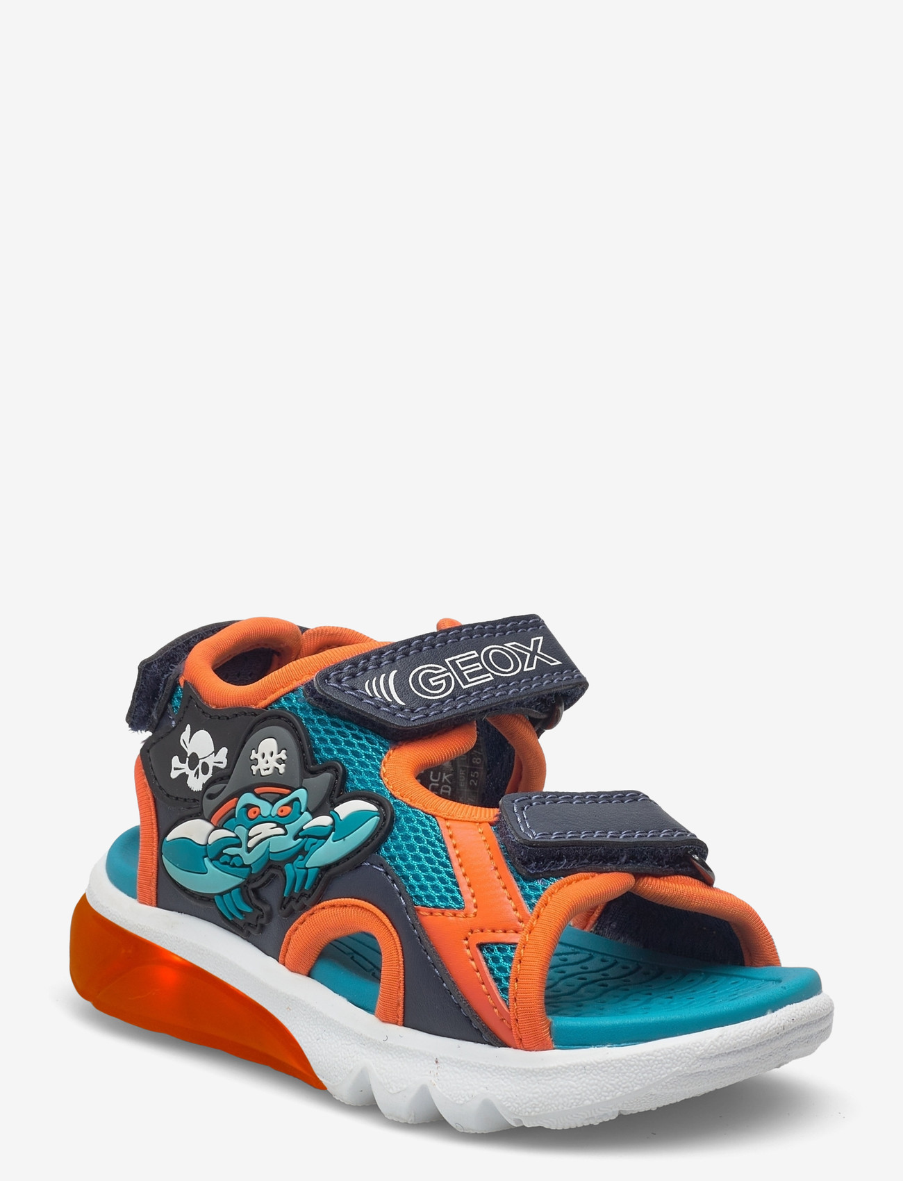 GEOX - J SANDAL CIBERDRON B - petrol/orange - 0