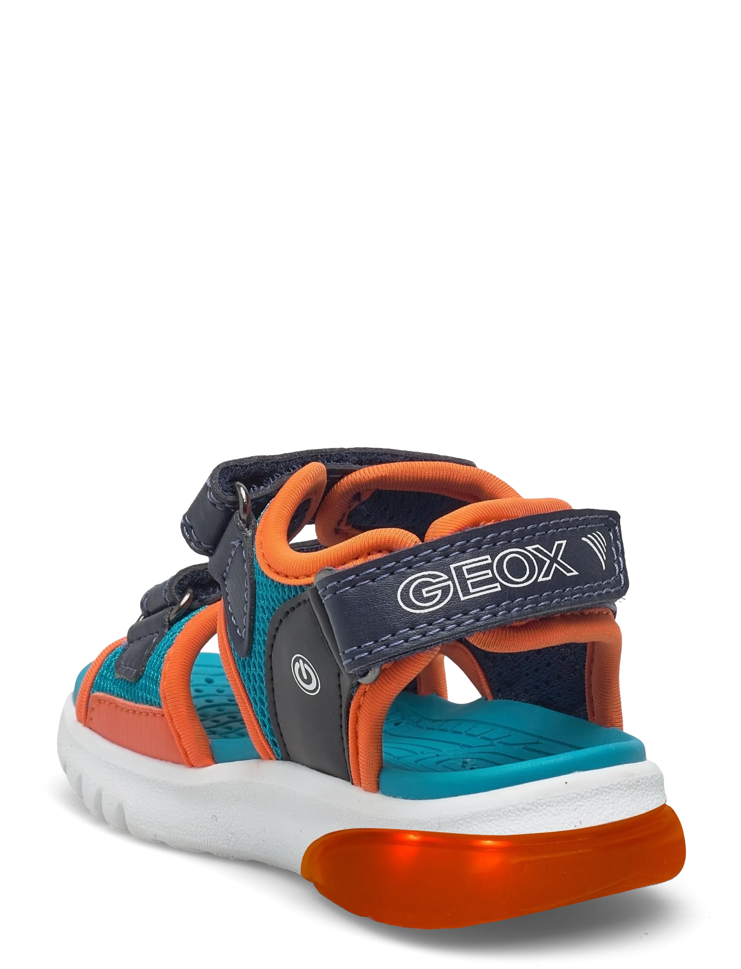GEOX - J SANDAL CIBERDRON B - sandalen - petrol/orange - 1