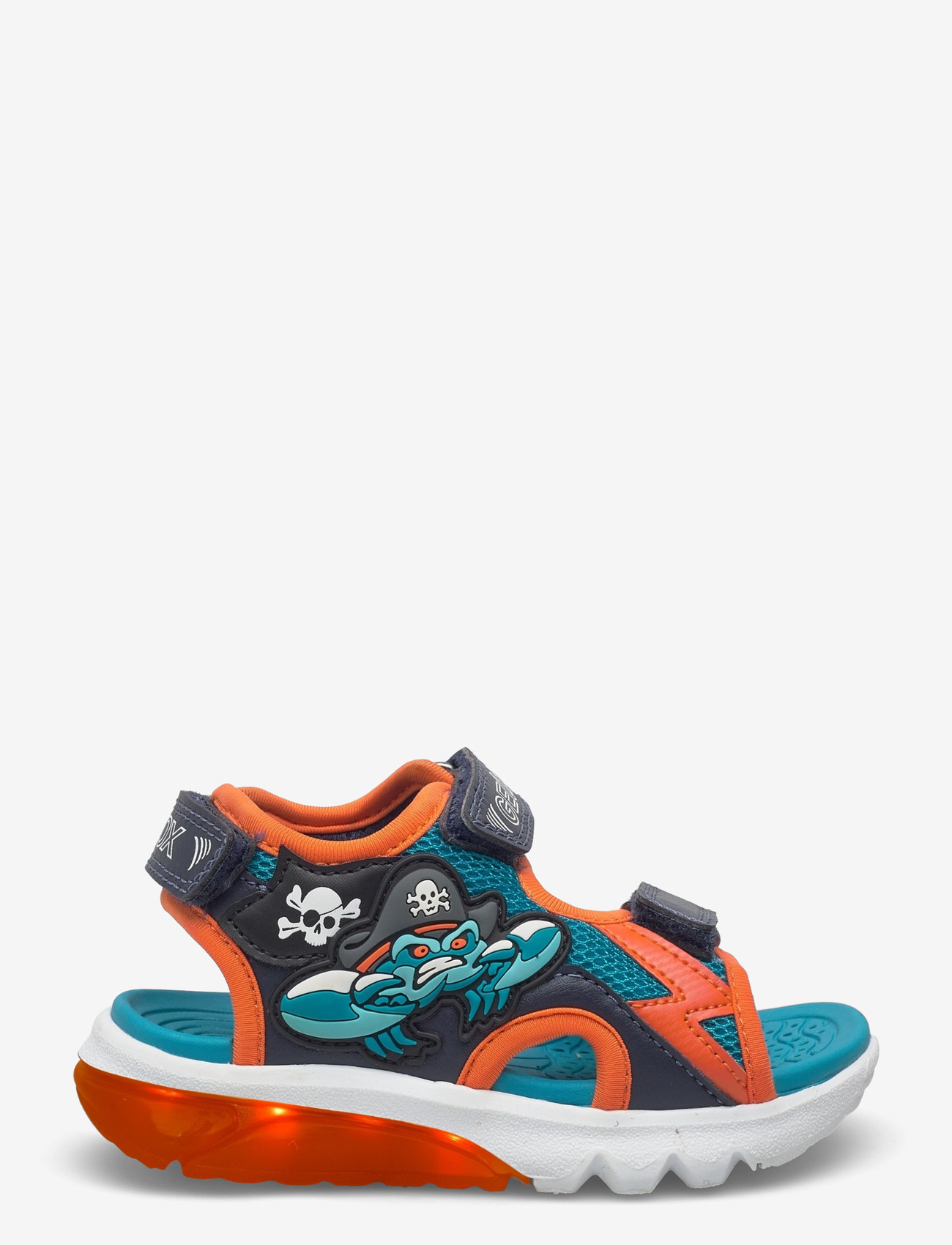 GEOX - J SANDAL CIBERDRON B - petrol/orange - 2