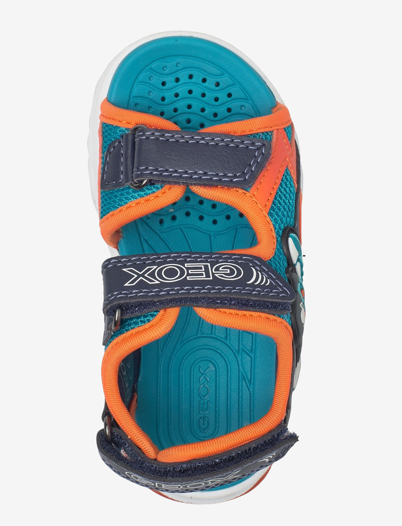 GEOX - J SANDAL CIBERDRON B - petrol/orange - 3