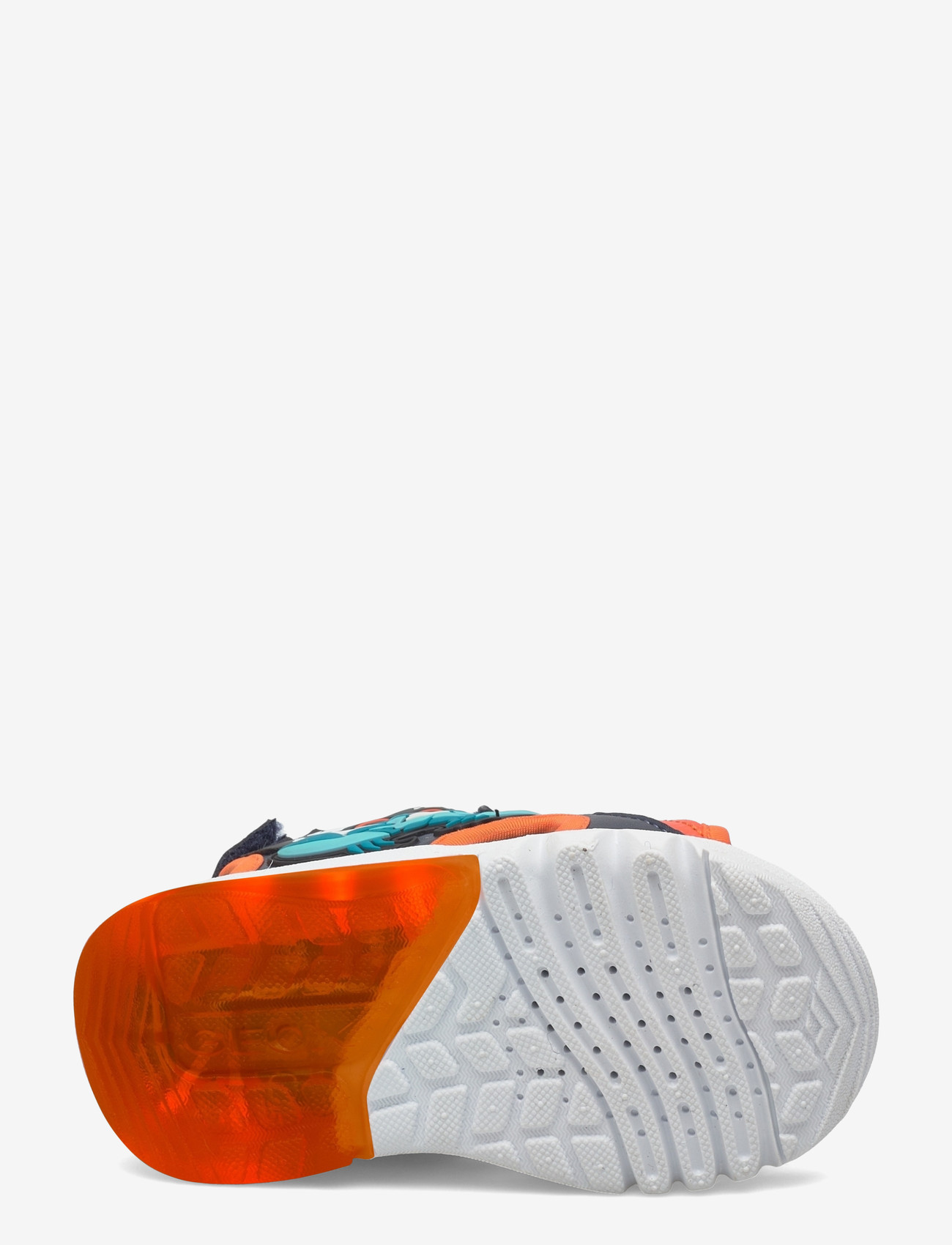 GEOX - J SANDAL CIBERDRON B - petrol/orange - 4