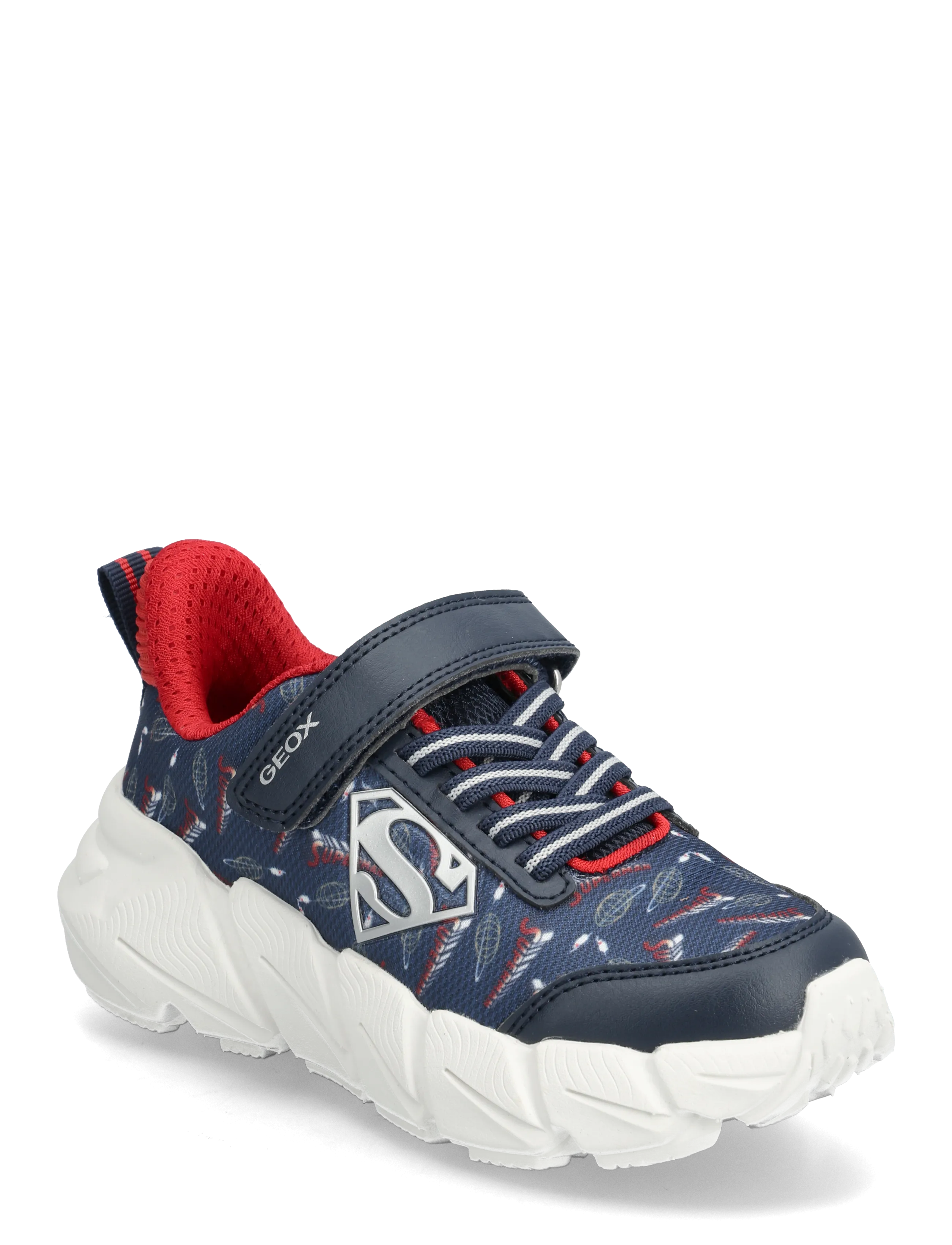 GEOX J FLEXYPER FAST BOY - Skor - NAVY/DK RED / navy