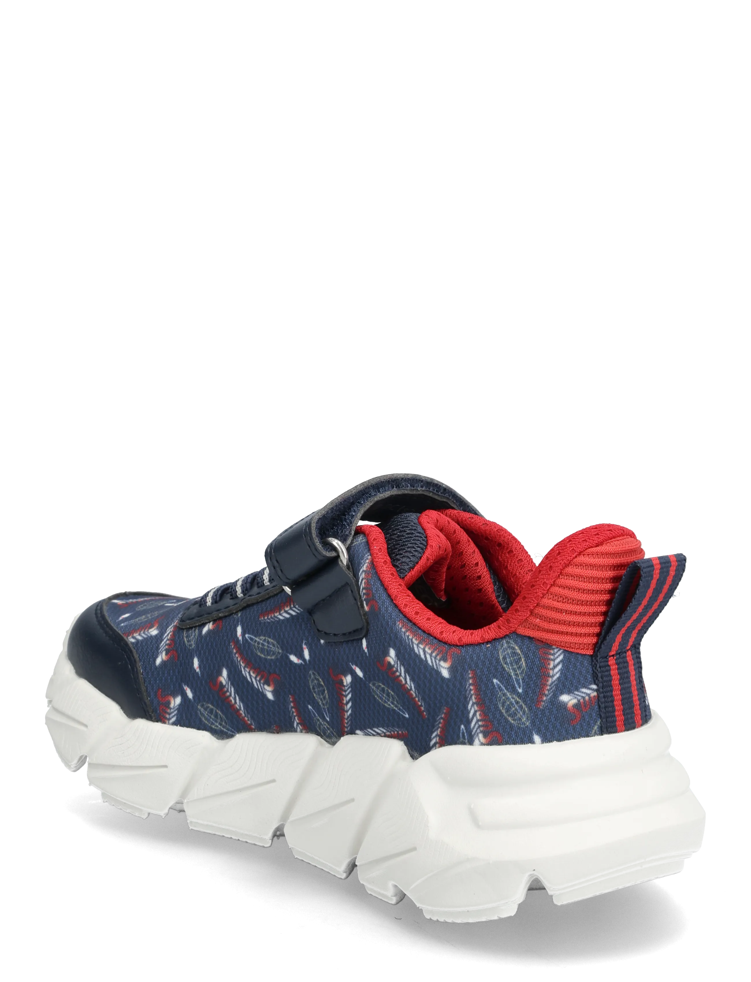 GEOX - J FLEXYPER FAST BOY - låga sneakers - navy/dk red - 2
