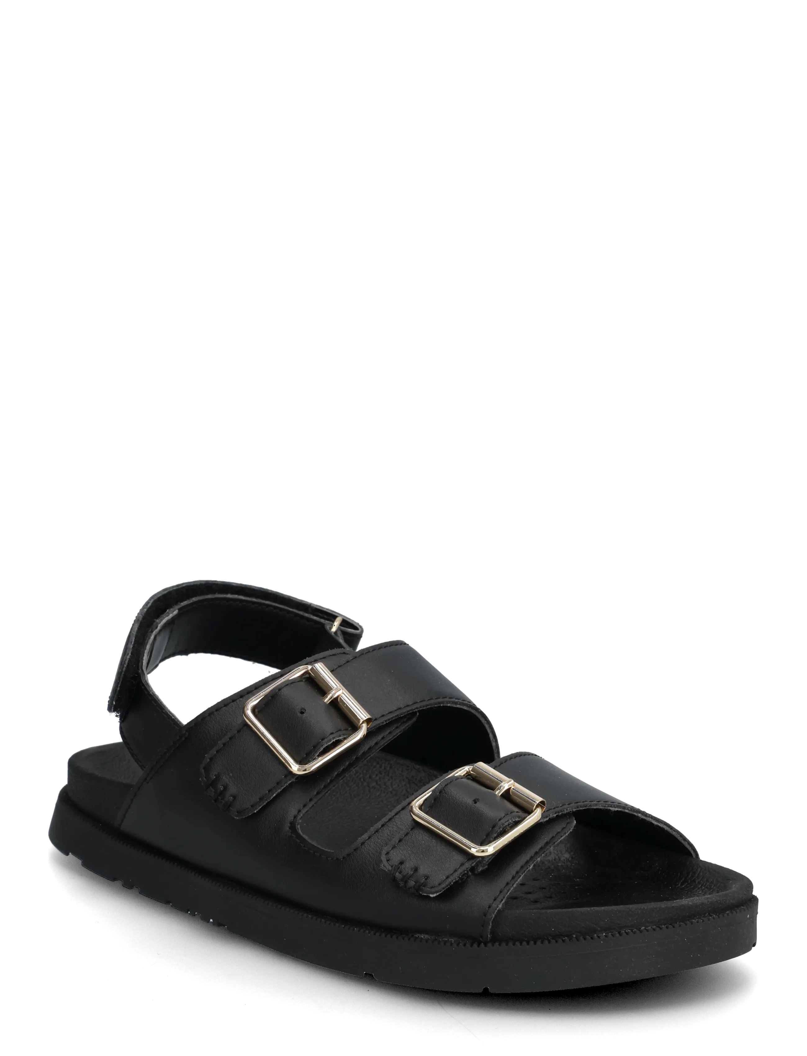 GEOX J SANDAL FOAMMENTERA - Sandaler - BLACK / black