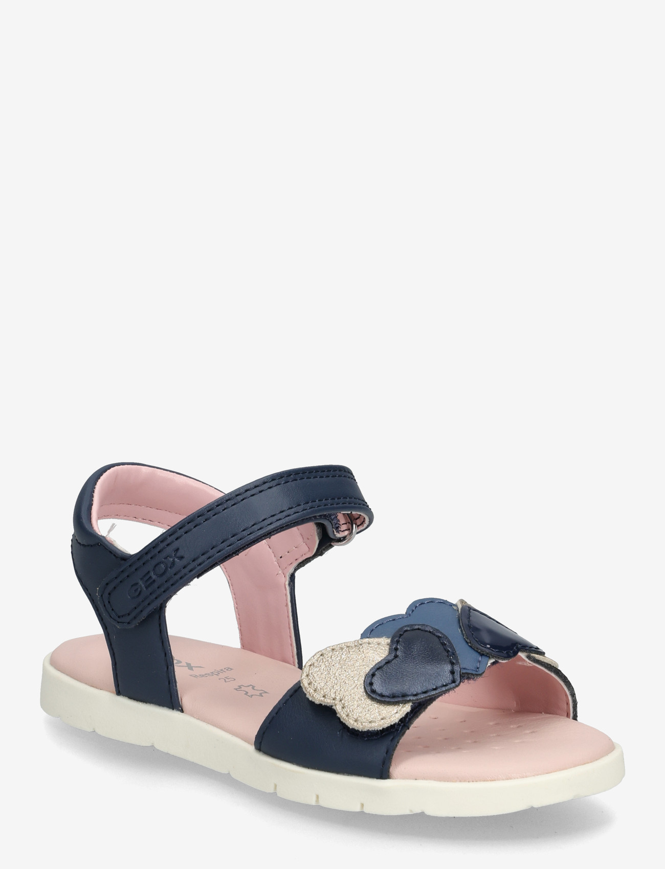 GEOX - J SANDAL JOYFOOT GIR - sandaler - navy/platinum - 0