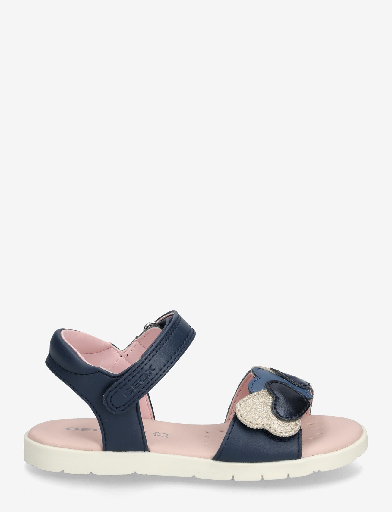 GEOX - J SANDAL JOYFOOT GIR - sandaler - navy/platinum - 2