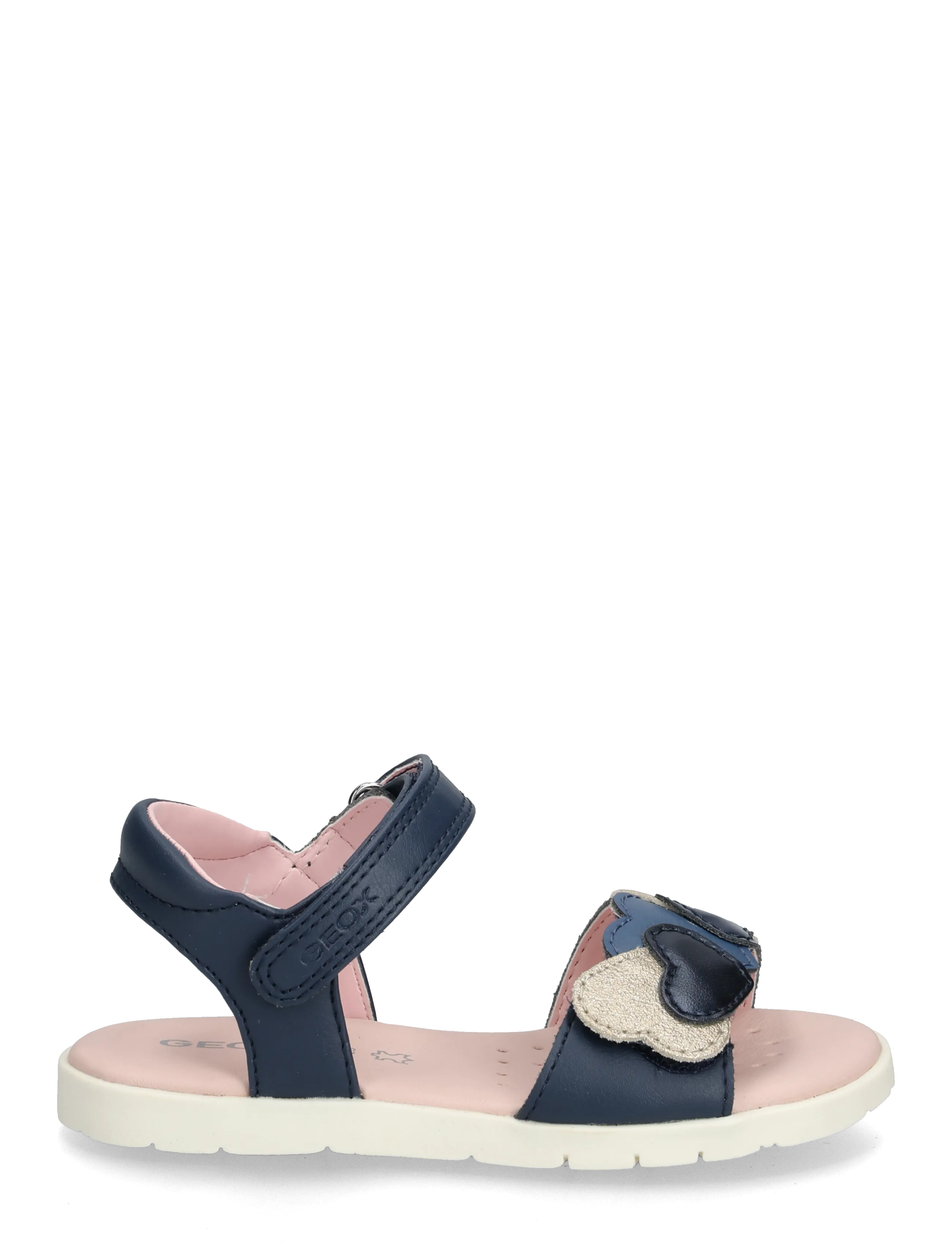 GEOX - J SANDAL JOYFOOT GIR - sandaler - navy/platinum - 2