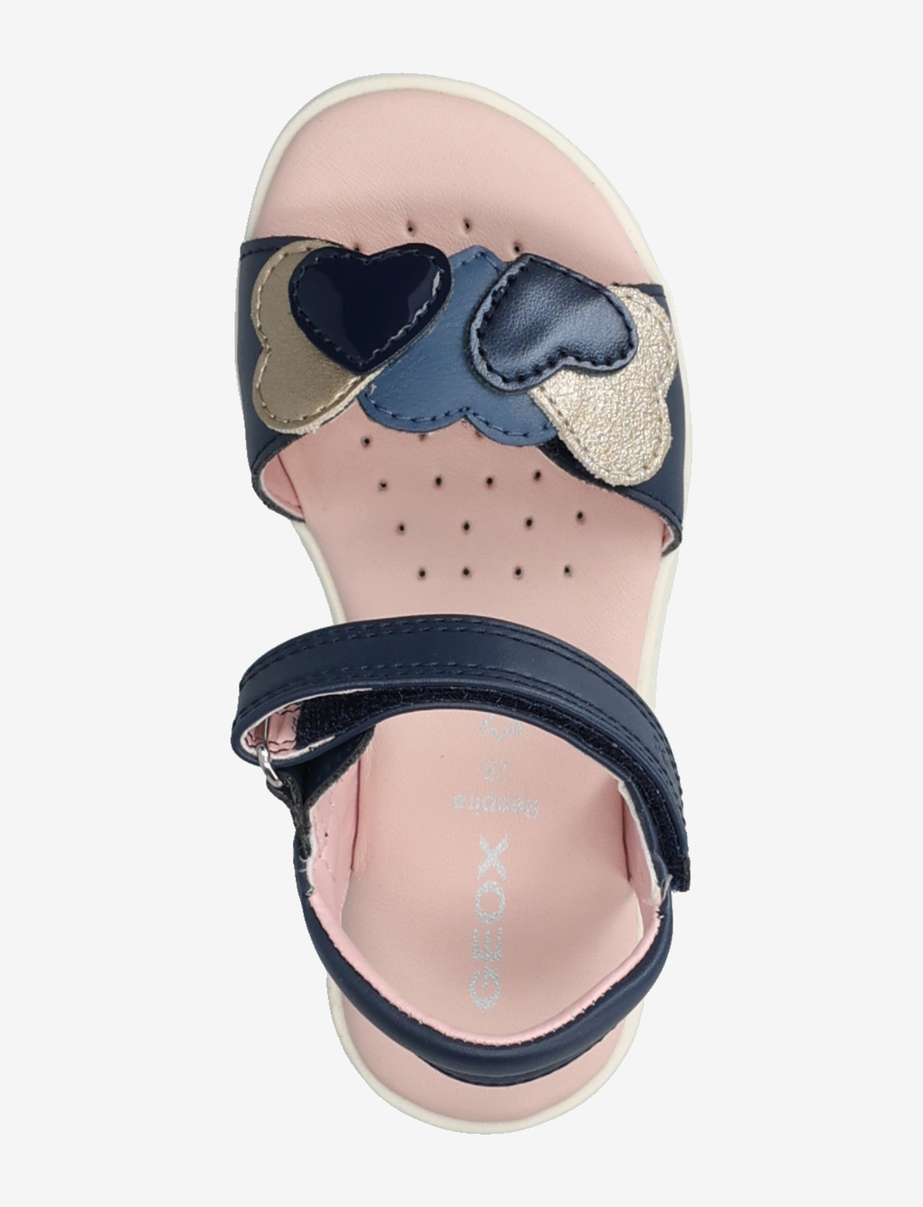 GEOX - J SANDAL JOYFOOT GIR - sandaler - navy/platinum - 3