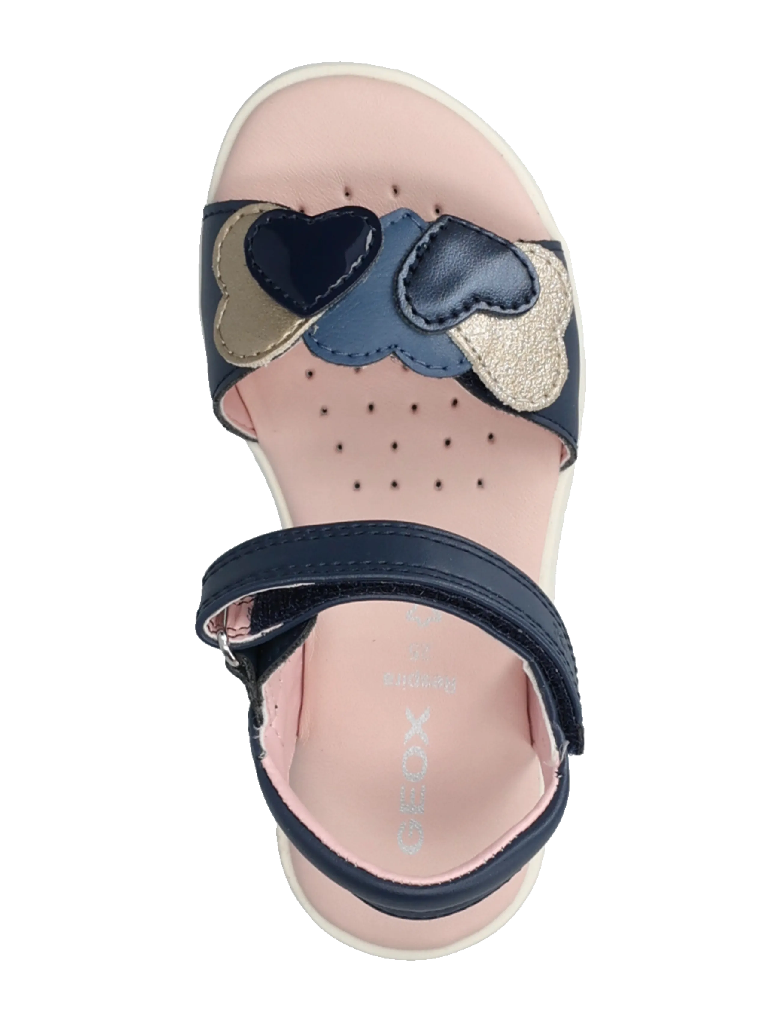 GEOX - J SANDAL JOYFOOT GIR - sandaler - navy/platinum - 3