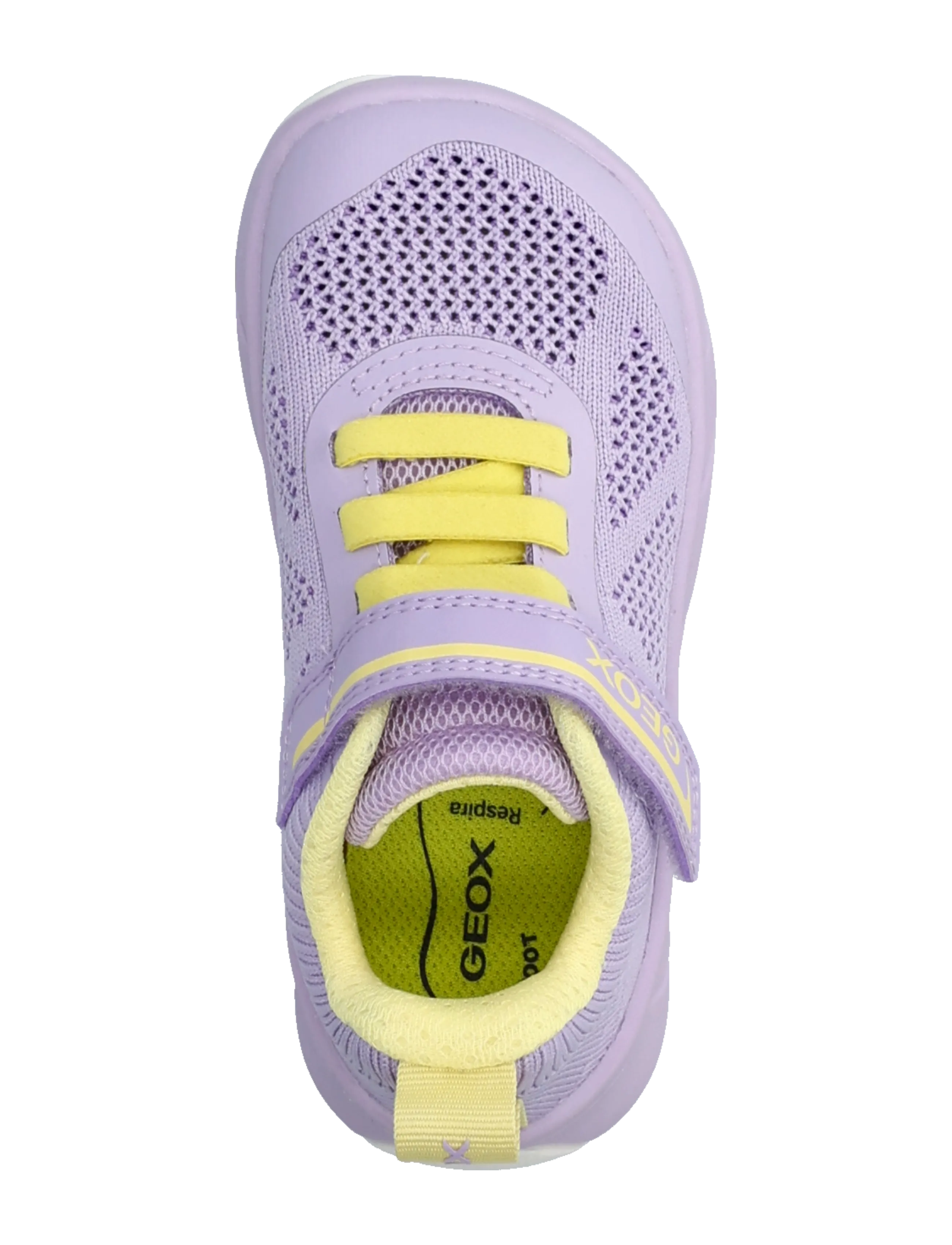GEOX - J FOOT-RUN GIRL A - chaussures de course - lilac/lt yellow - 3