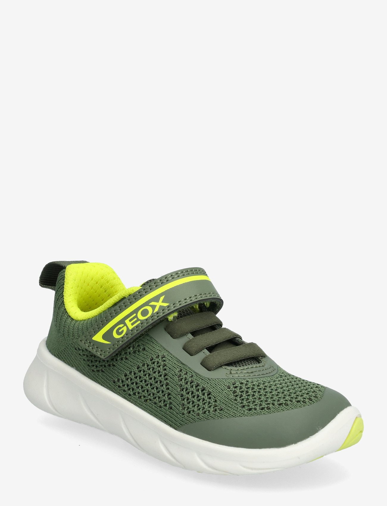 GEOX - J FOOT-RUN BOY B - jooksujalatsid - military/lime - 0