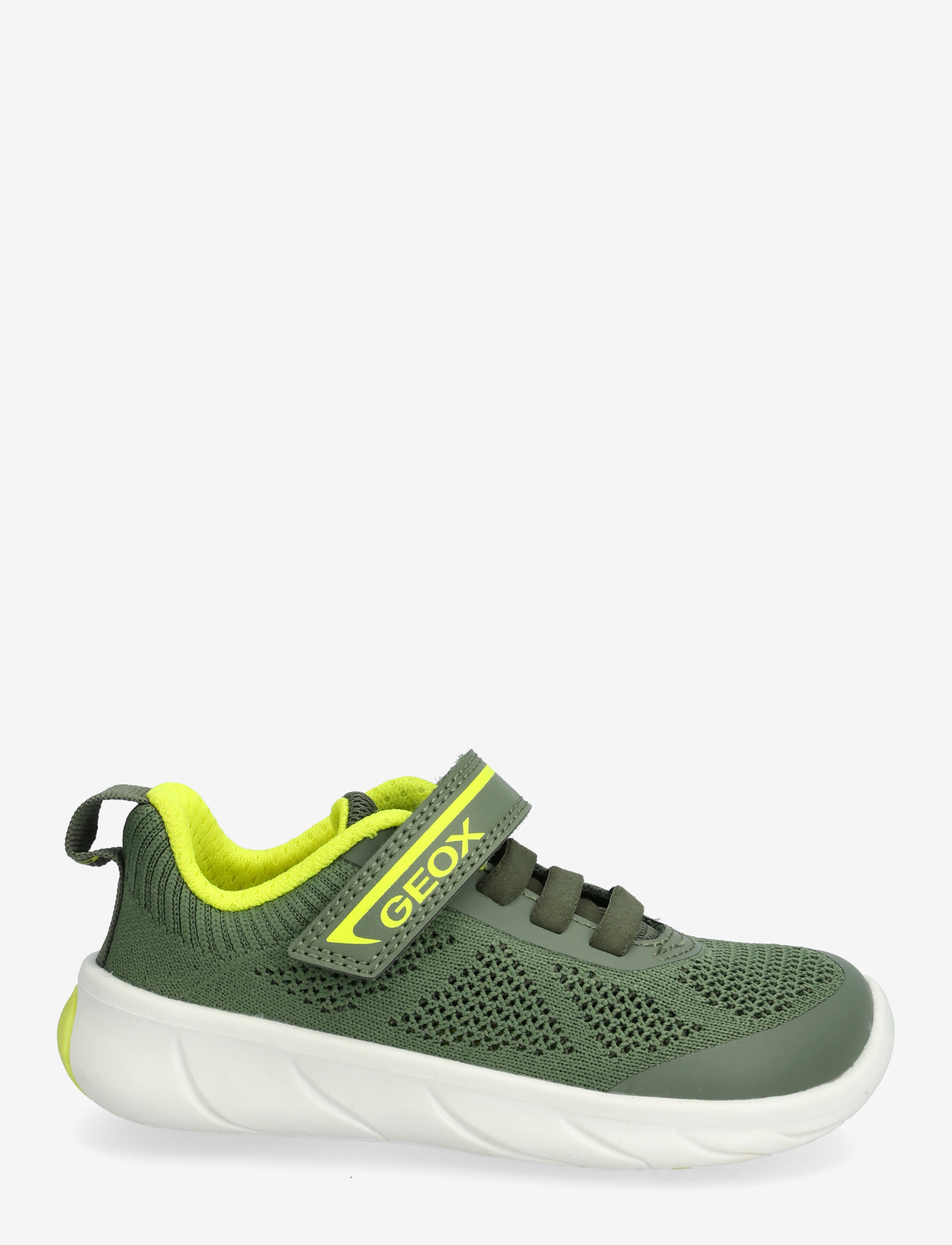 GEOX - J FOOT-RUN BOY B - jooksujalatsid - military/lime - 1