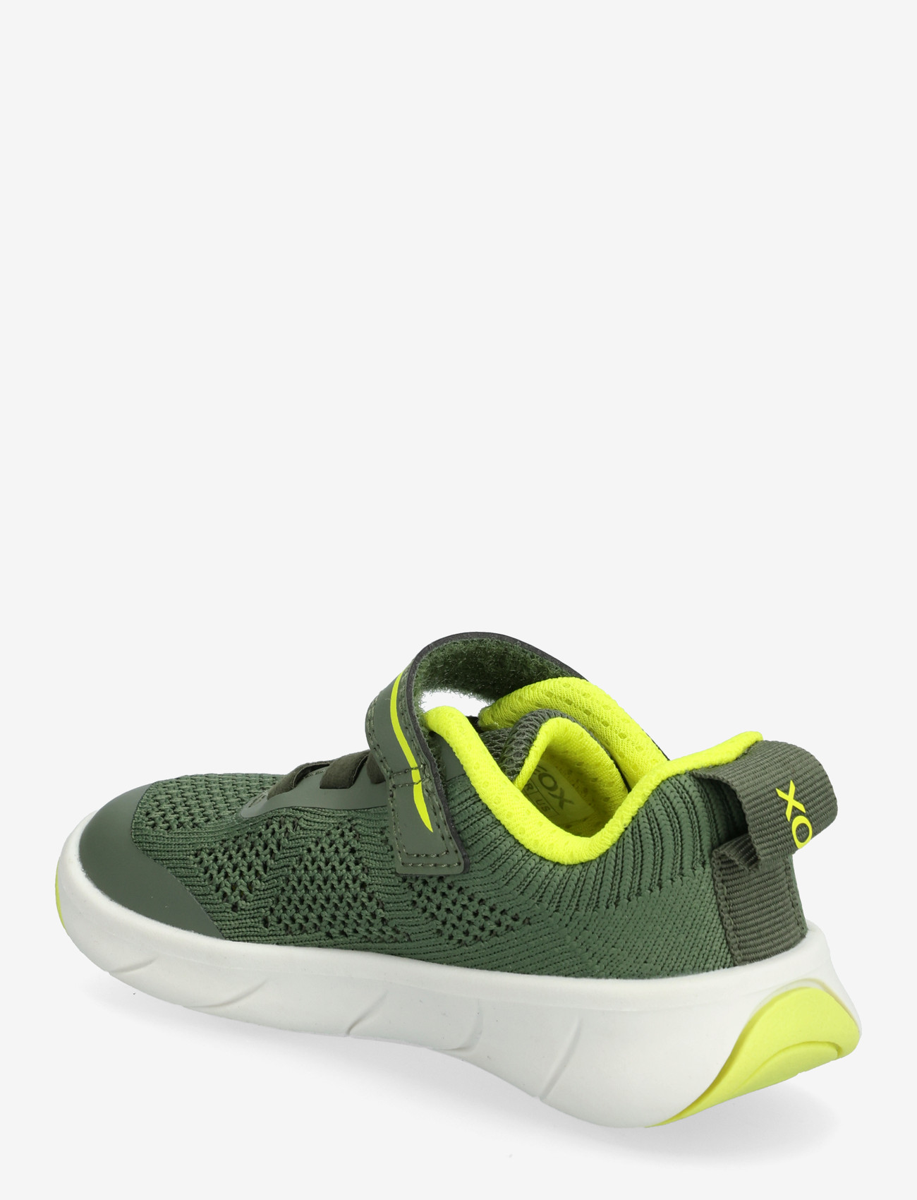 GEOX - J FOOT-RUN BOY B - jooksujalatsid - military/lime - 2