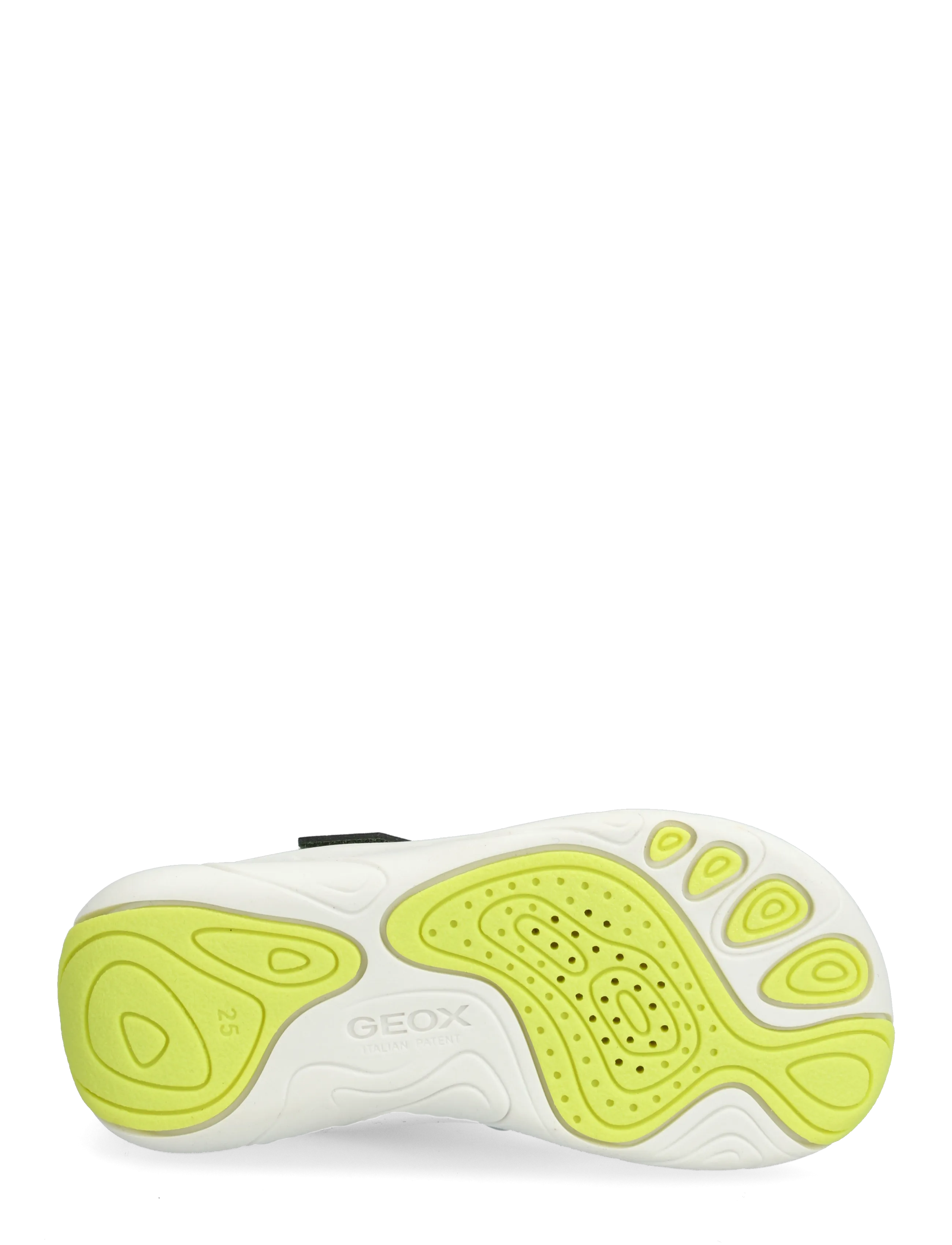 GEOX - J FOOT-RUN BOY B - buty do biegania - military/lime - 4