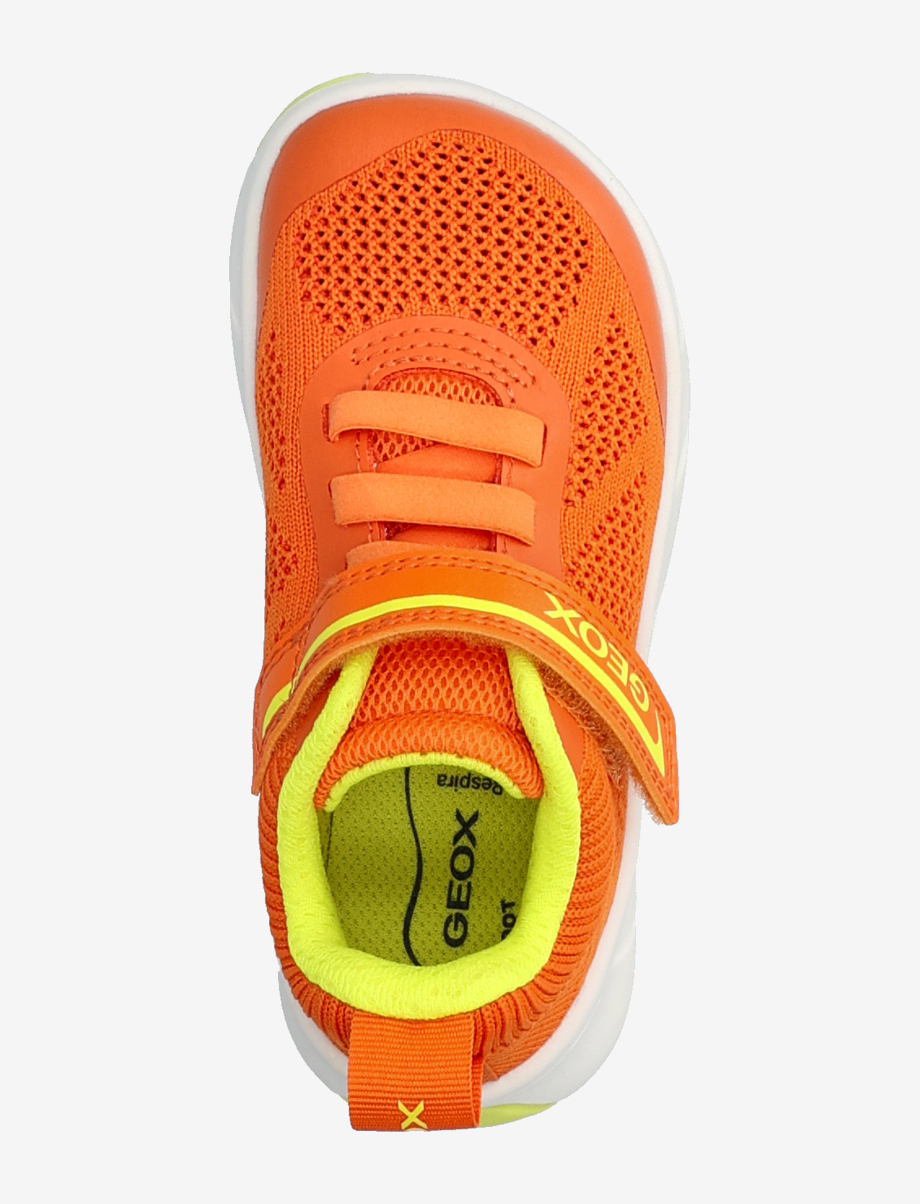 GEOX - J FOOT-RUN BOY B - løbesko - orange/lime green - 3