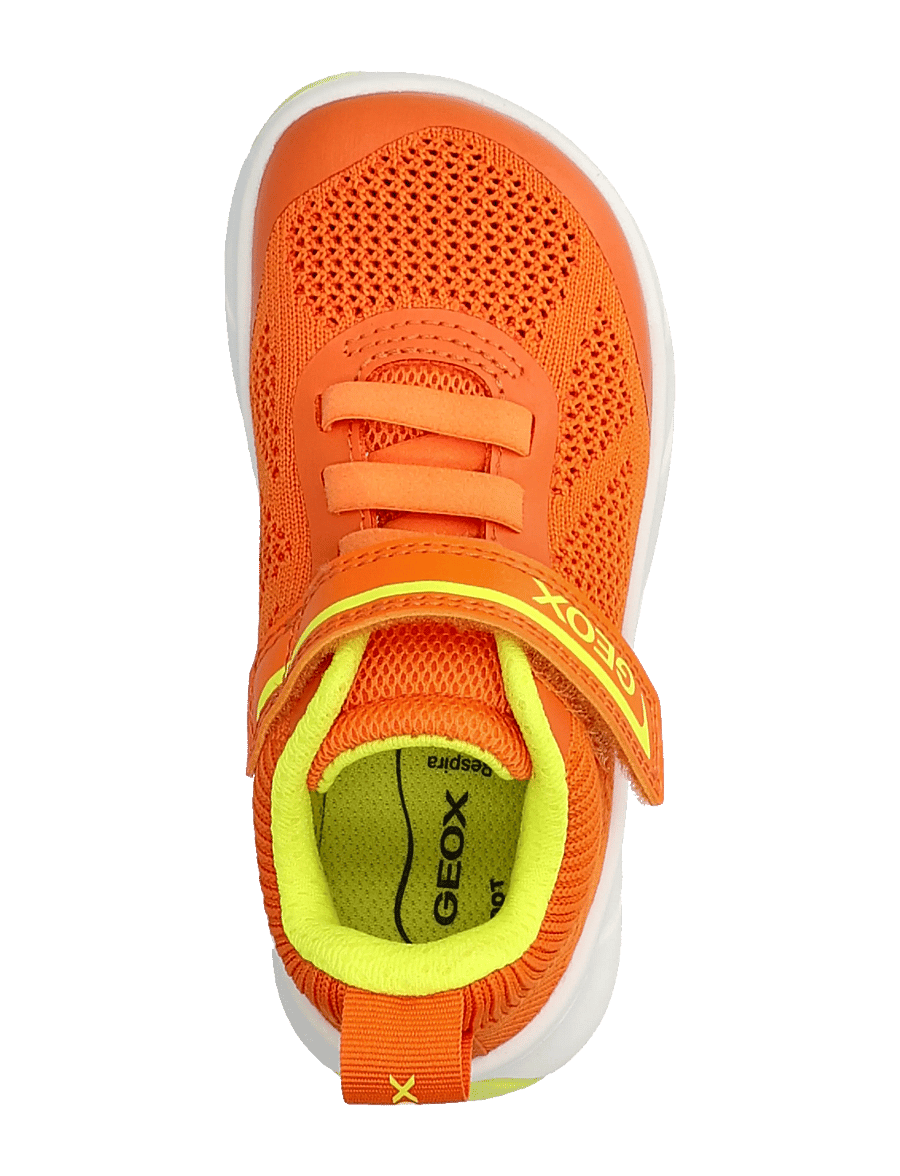 GEOX - J FOOT-RUN BOY B - laufschuhe - orange/lime green - 3