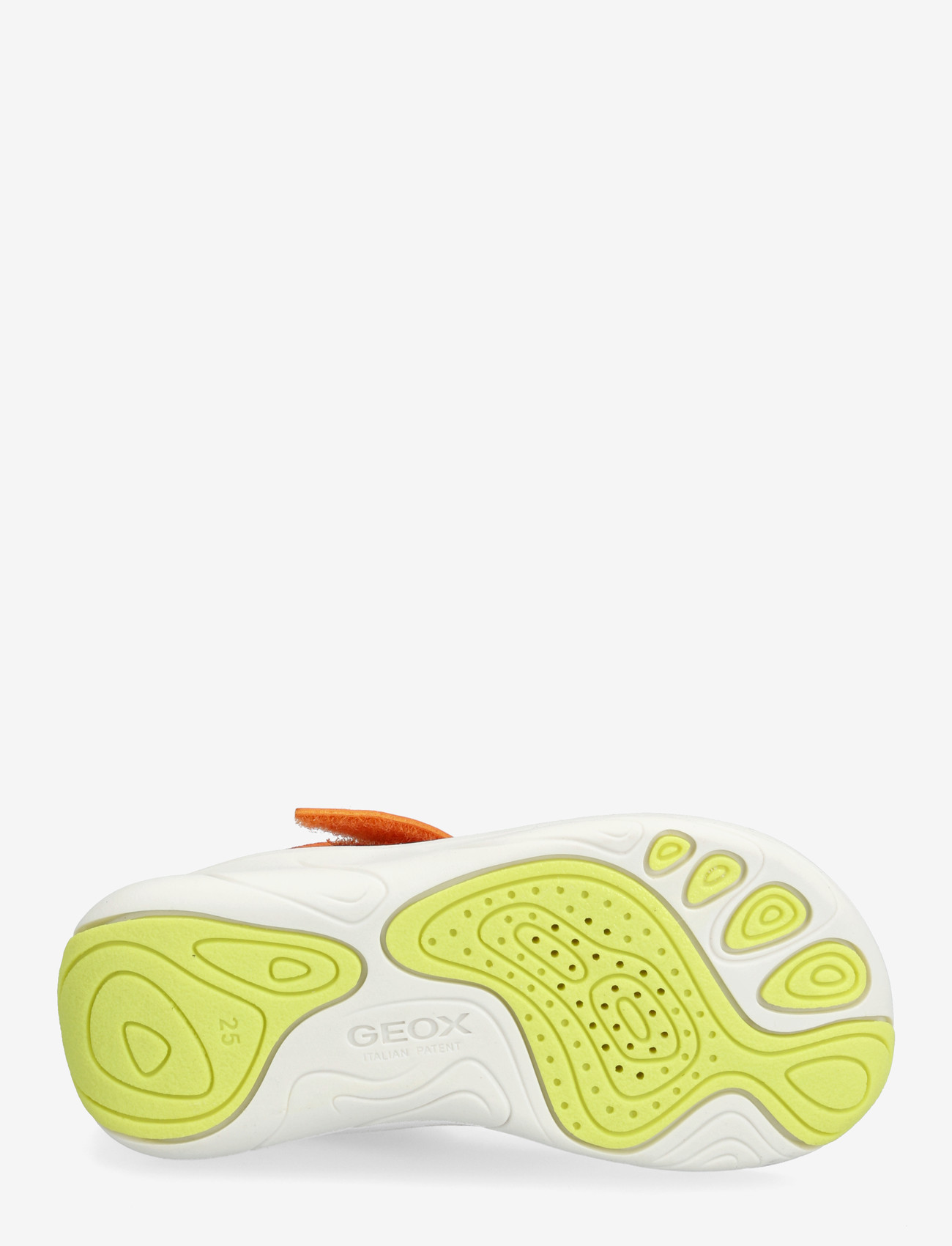 GEOX - J FOOT-RUN BOY B - løbesko - orange/lime green - 4