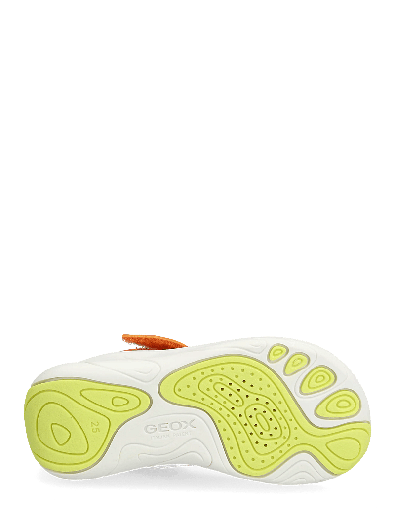 GEOX - J FOOT-RUN BOY B - laufschuhe - orange/lime green - 4