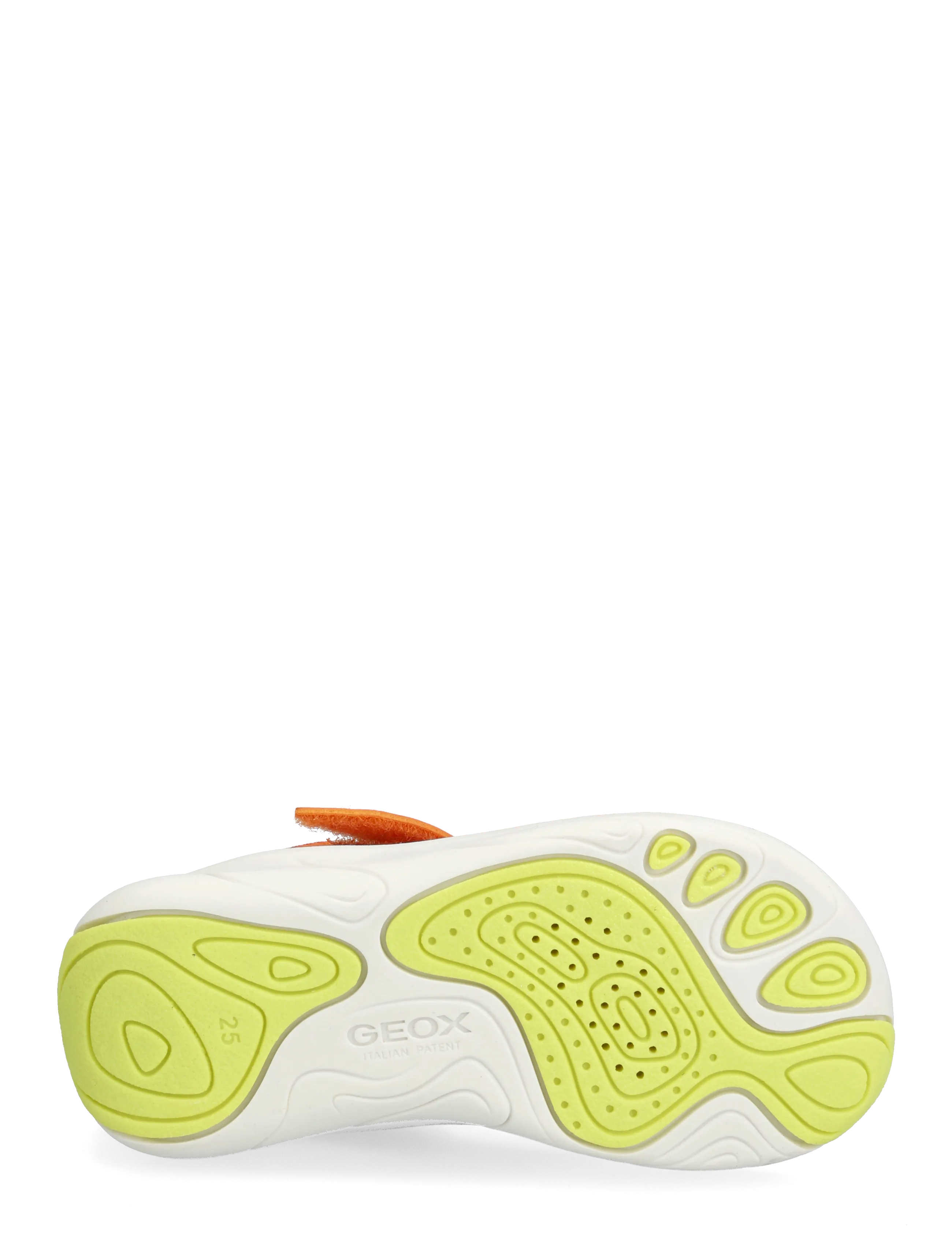 GEOX - J FOOT-RUN BOY B - gode sommertilbud - orange/lime green - 4