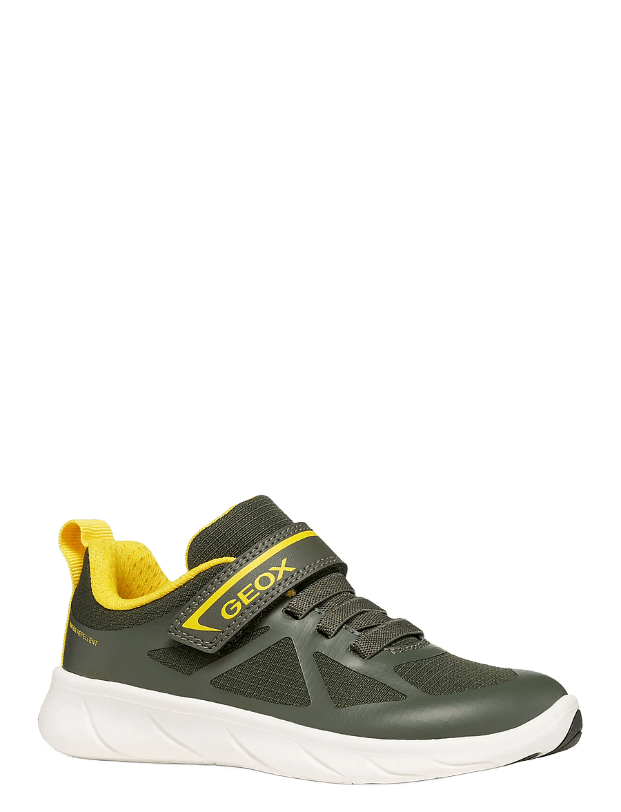 GEOX - J FOOT-RUN BOY WR A - niedriger schnitt - dark green/yellow - 0