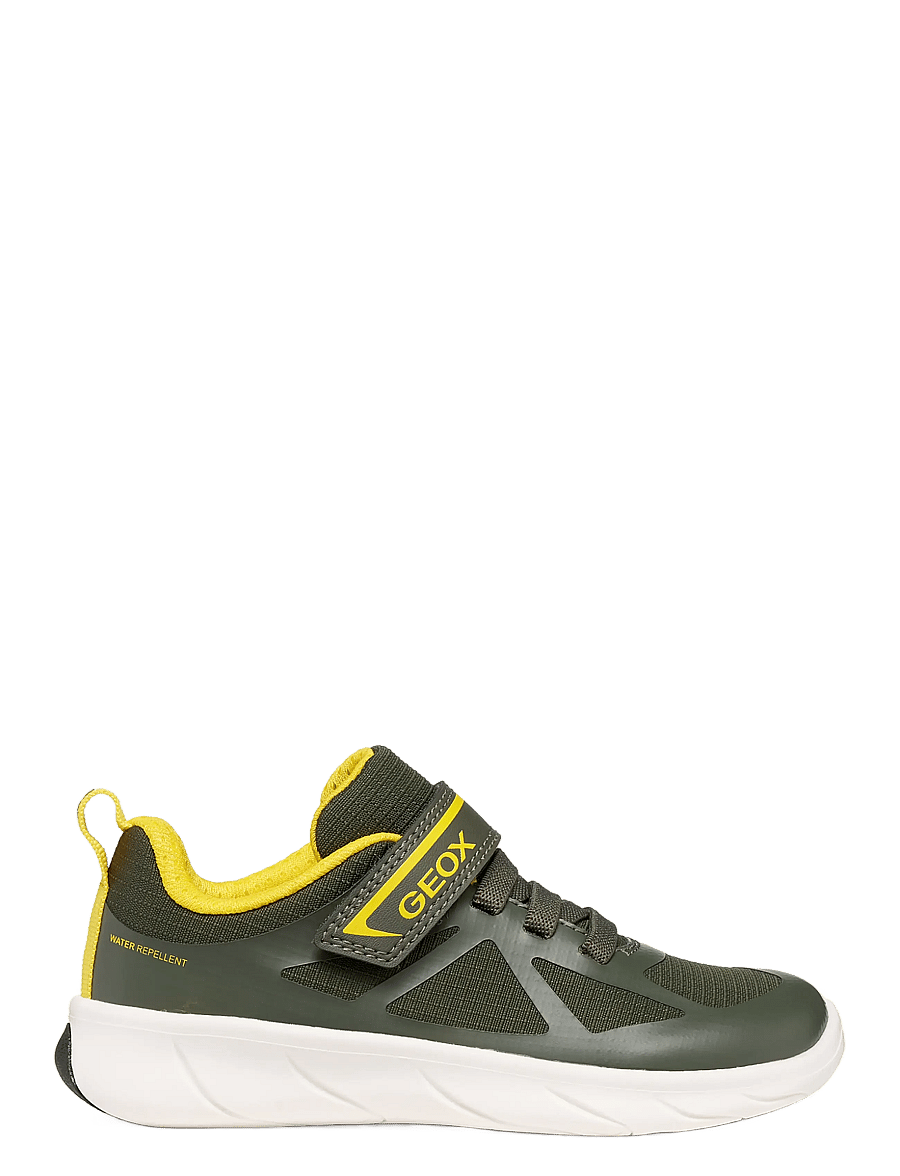 GEOX - J FOOT-RUN BOY WR A - niedriger schnitt - dark green/yellow - 1