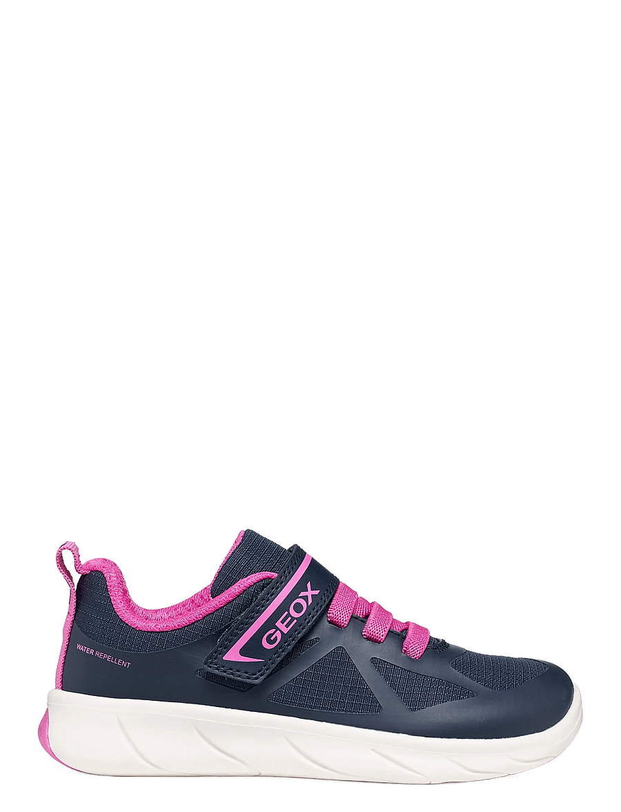 GEOX - J FOOT-RUN GIRL WR A - kõrge säärega tossud - navy/fuchsia - 1