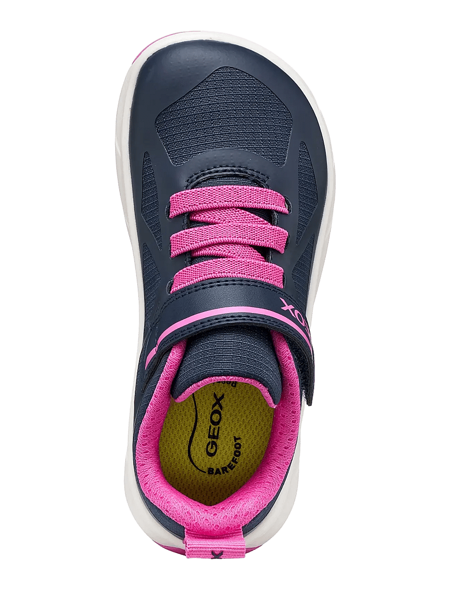 GEOX - J FOOT-RUN GIRL WR A - kõrge säärega tossud - navy/fuchsia - 3