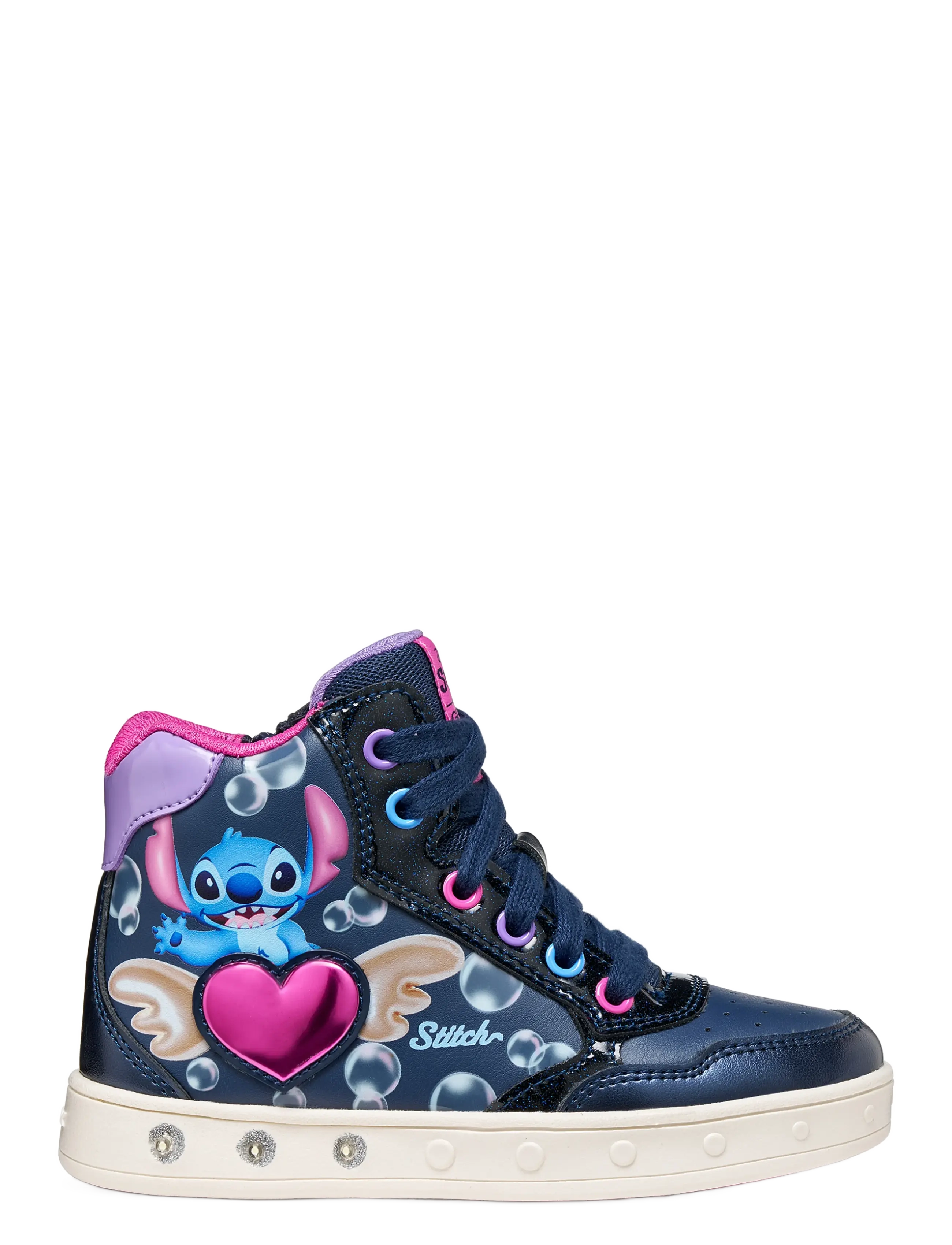 GEOX - J SKYLIN GIRL E - hoher schnitt - navy/fuchsia - 1