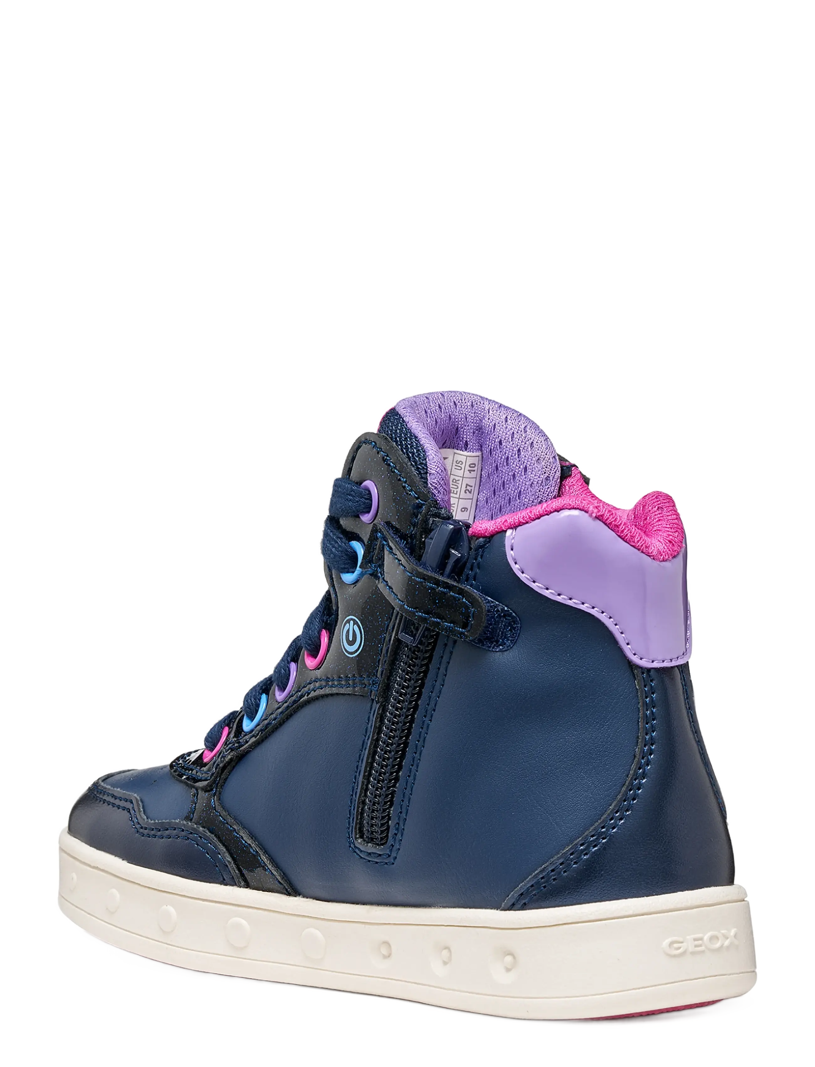 GEOX - J SKYLIN GIRL E - hoher schnitt - navy/fuchsia - 2