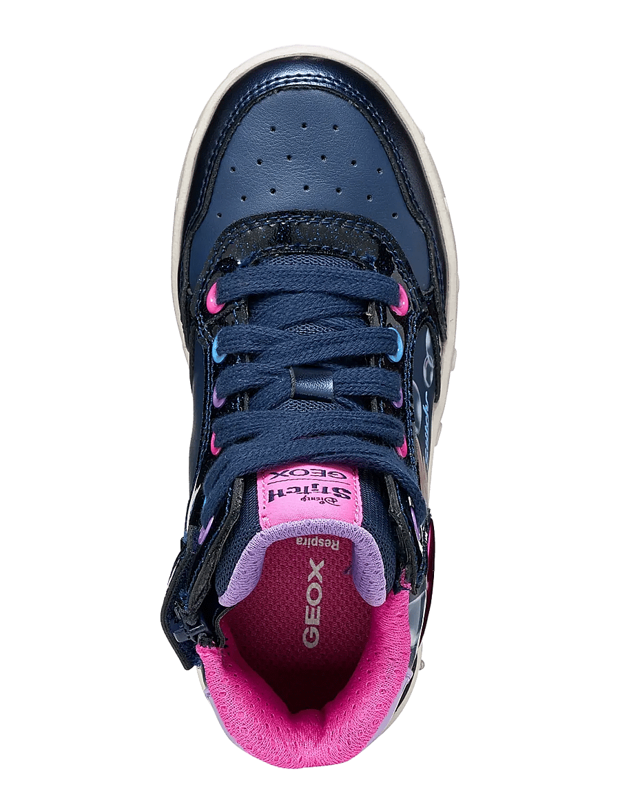 GEOX - J SKYLIN GIRL E - hoher schnitt - navy/fuchsia - 3