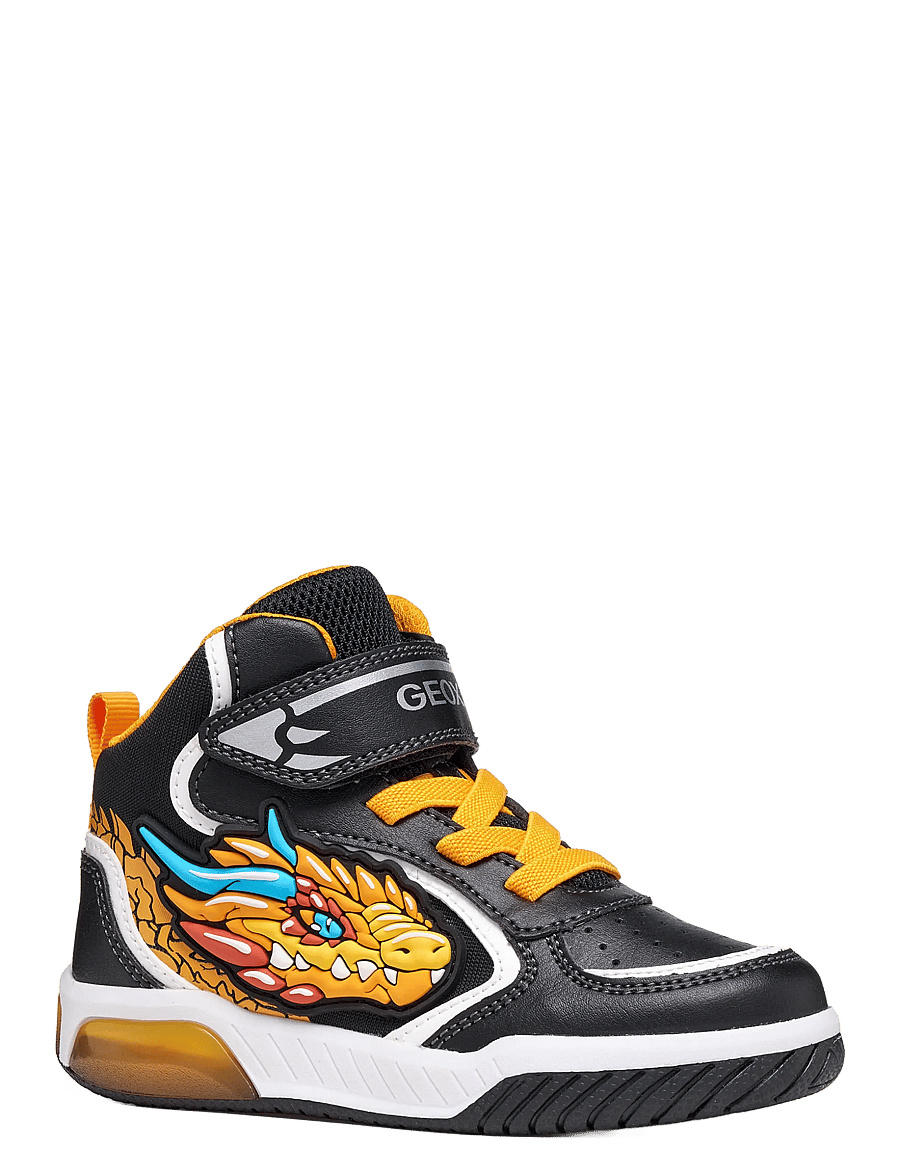 GEOX - J INEK BOY A - madala säärega tossud - black/orange - 0