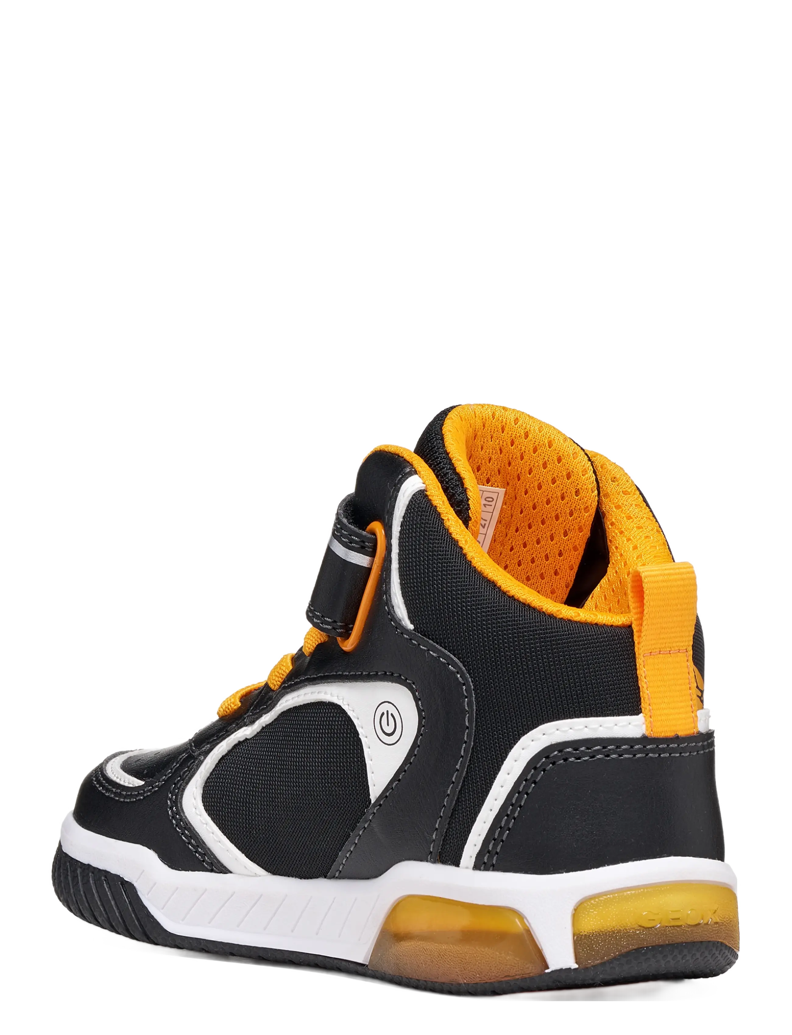 GEOX - J INEK BOY A - madala säärega tossud - black/orange - 1